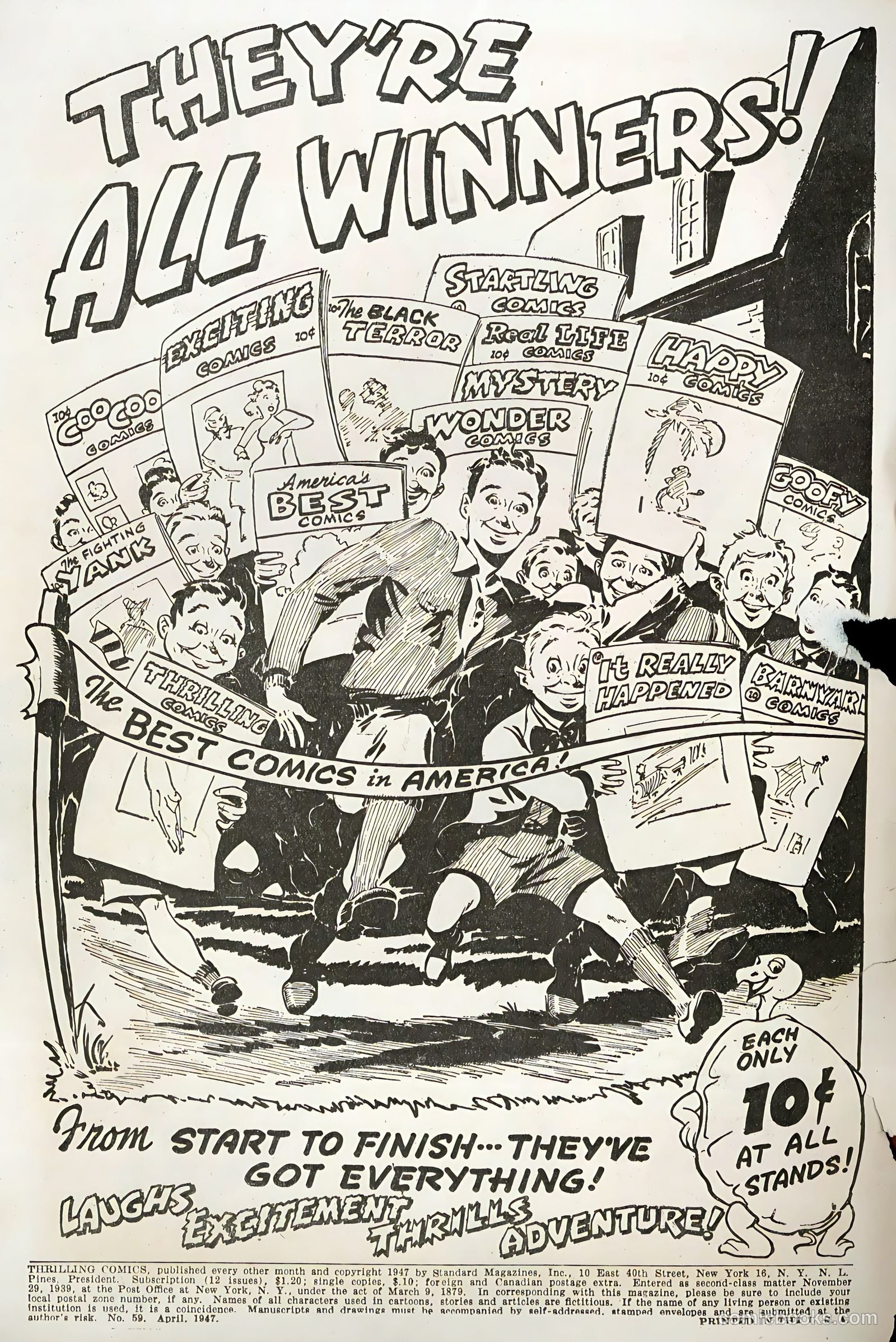 Thrilling Comics #59 (1947) — page 2 of 50