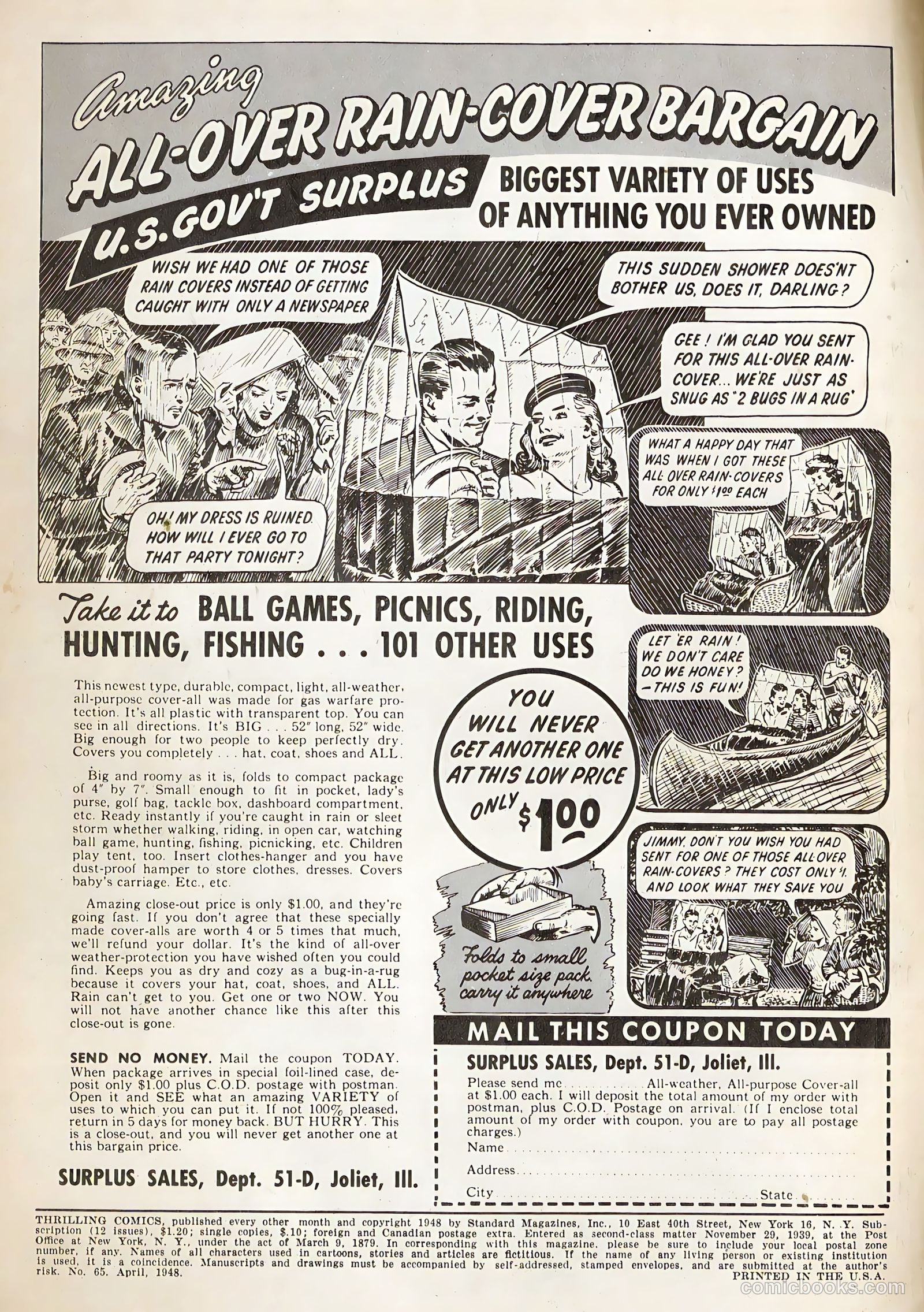 Thrilling Comics #65 (1948) — page 2 of 52