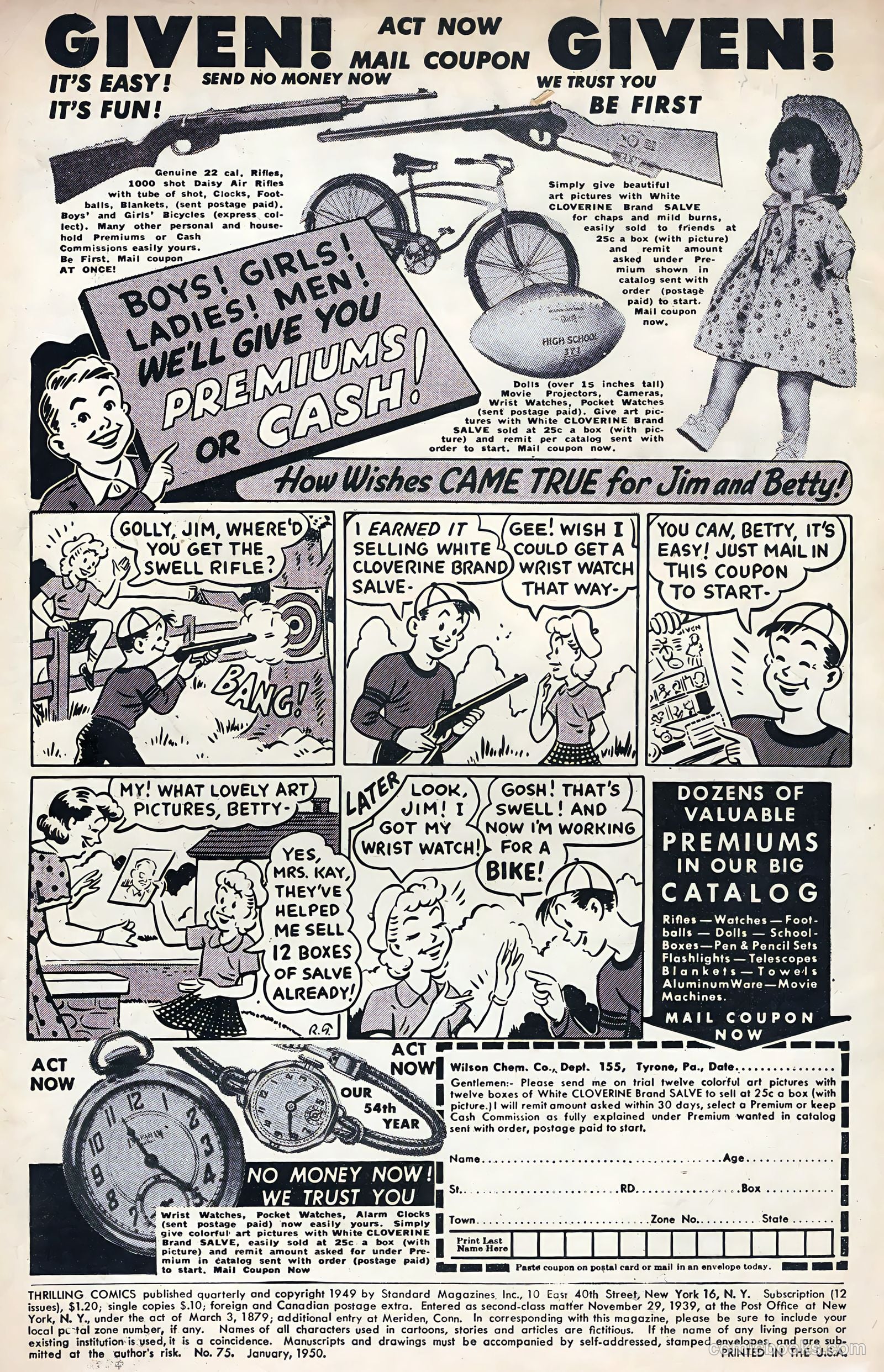 Thrilling Comics #75 (1950) — page 2 of 36