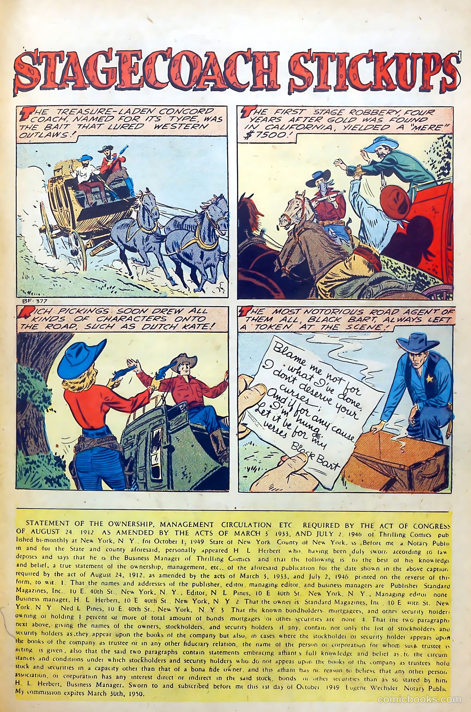 Thrilling Comics #76 (1950) — page 27 of 37