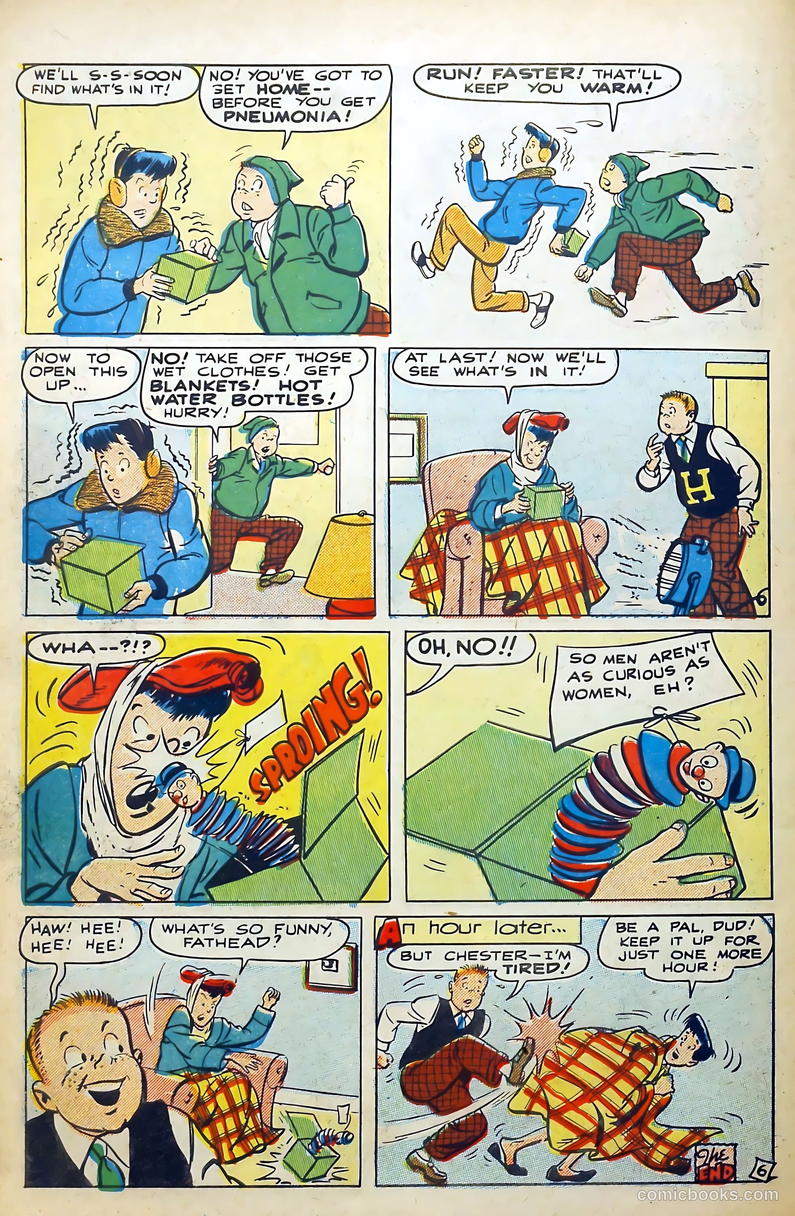 Thrilling Comics #76 (1950) — page 34 of 37
