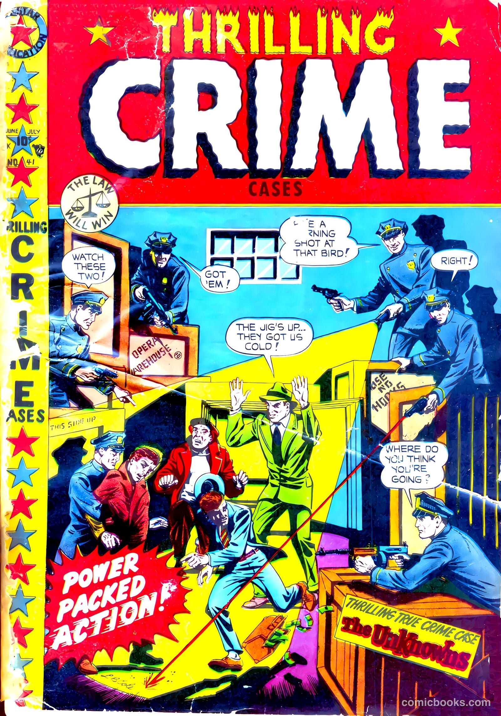 Thrilling Crime Cases #41 cover
