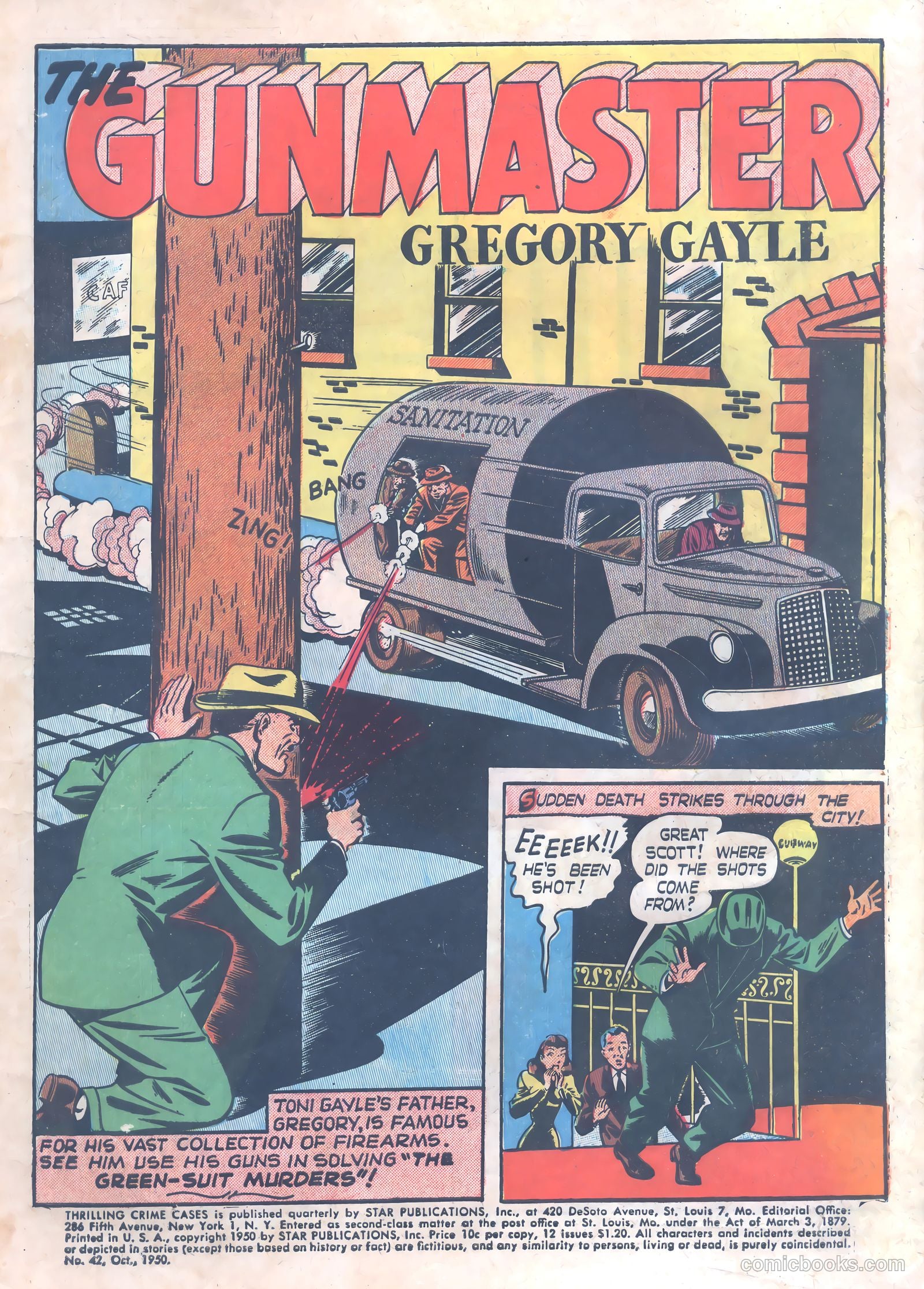 Thrilling Crime Cases #42 (1950) — page 3 of 36