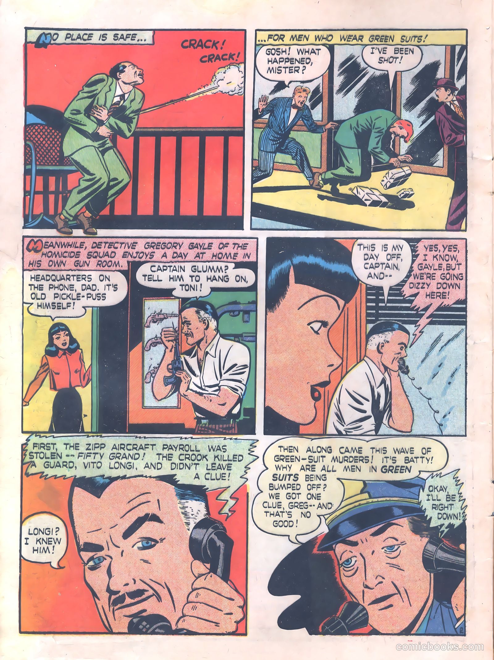 Thrilling Crime Cases #42 (1950) — page 4 of 36