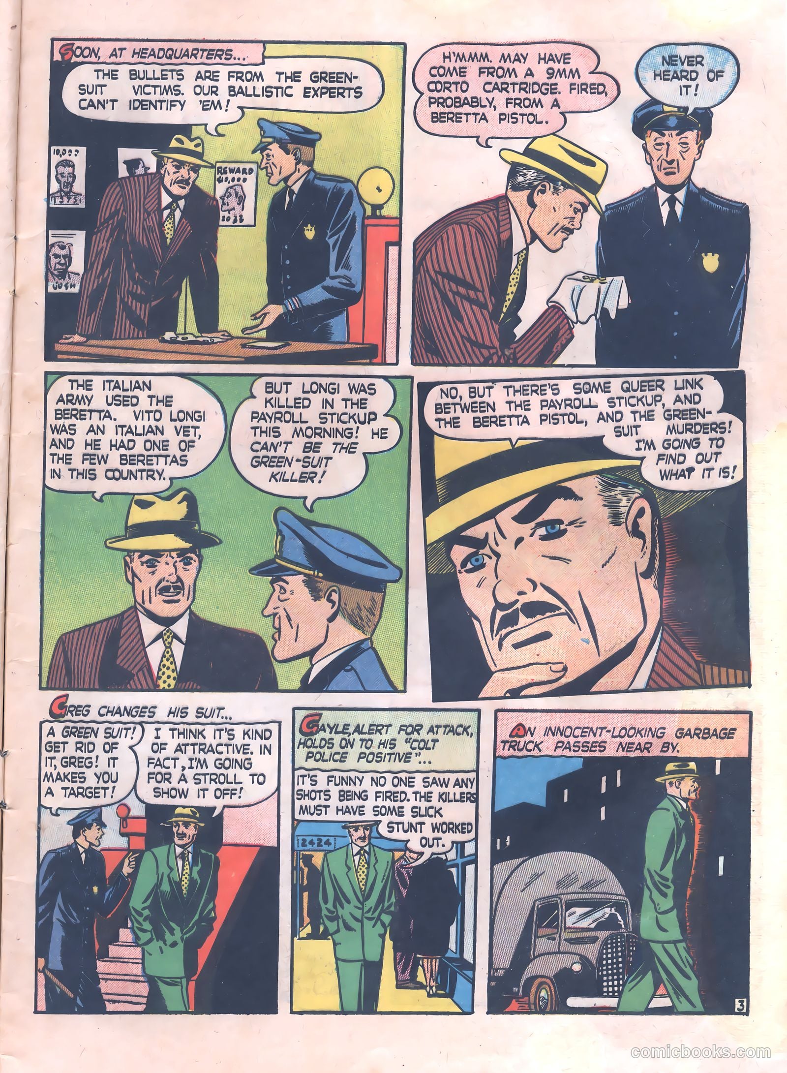 Thrilling Crime Cases #42 (1950) — page 5 of 36