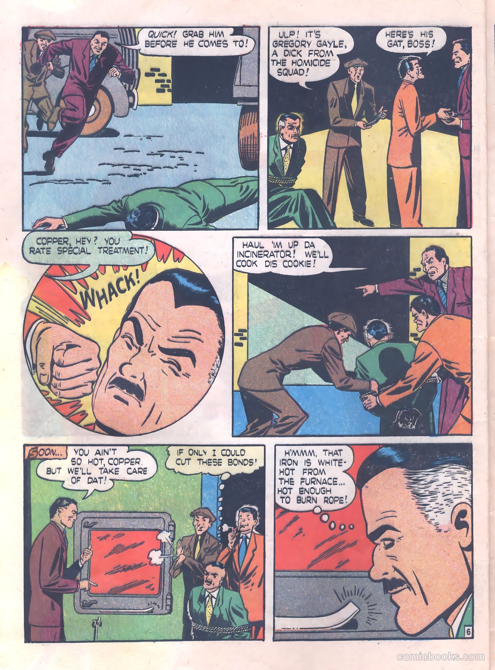 Thrilling Crime Cases #42 (1950) — page 8 of 36