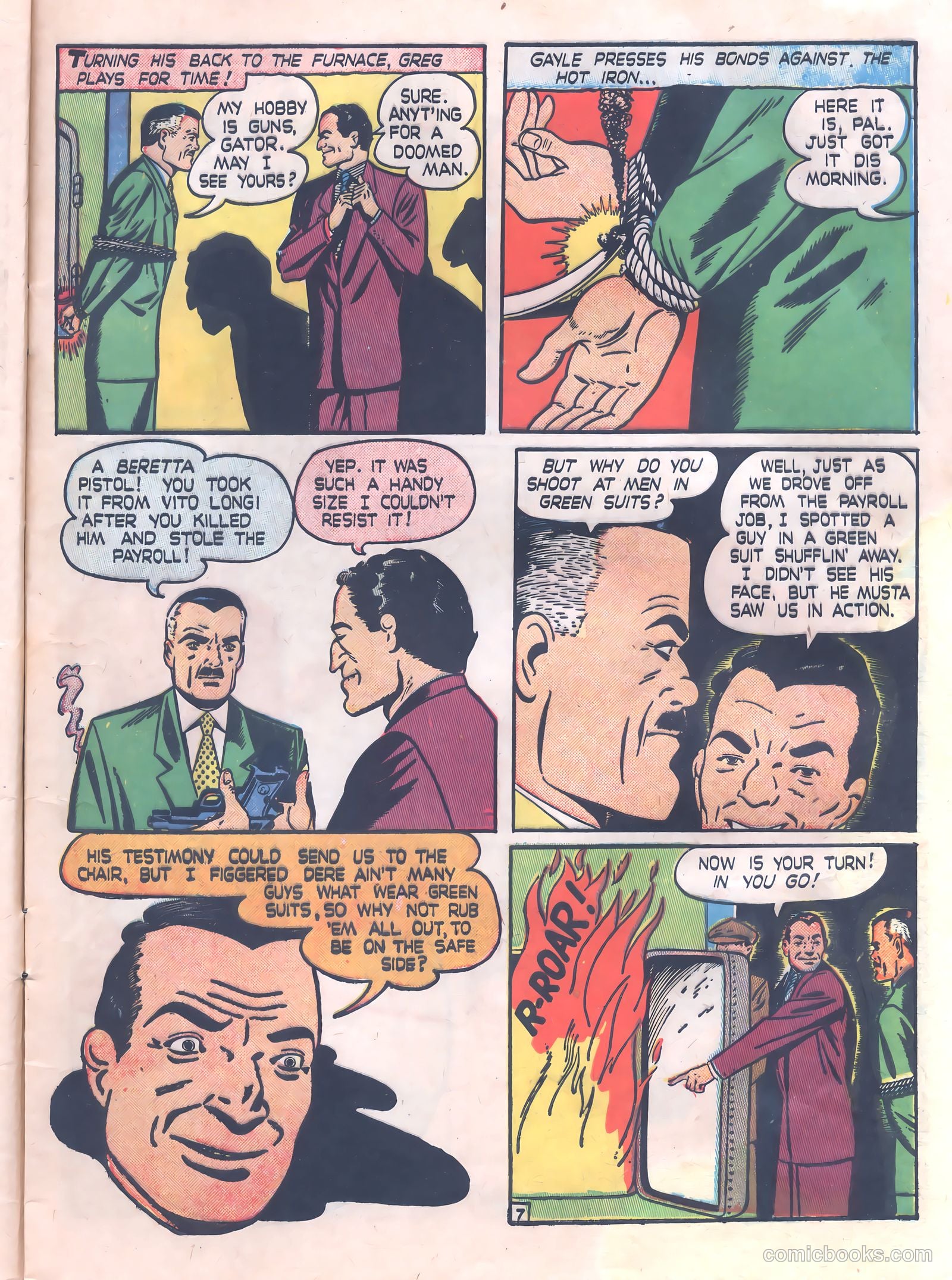 Thrilling Crime Cases #42 (1950) — page 9 of 36