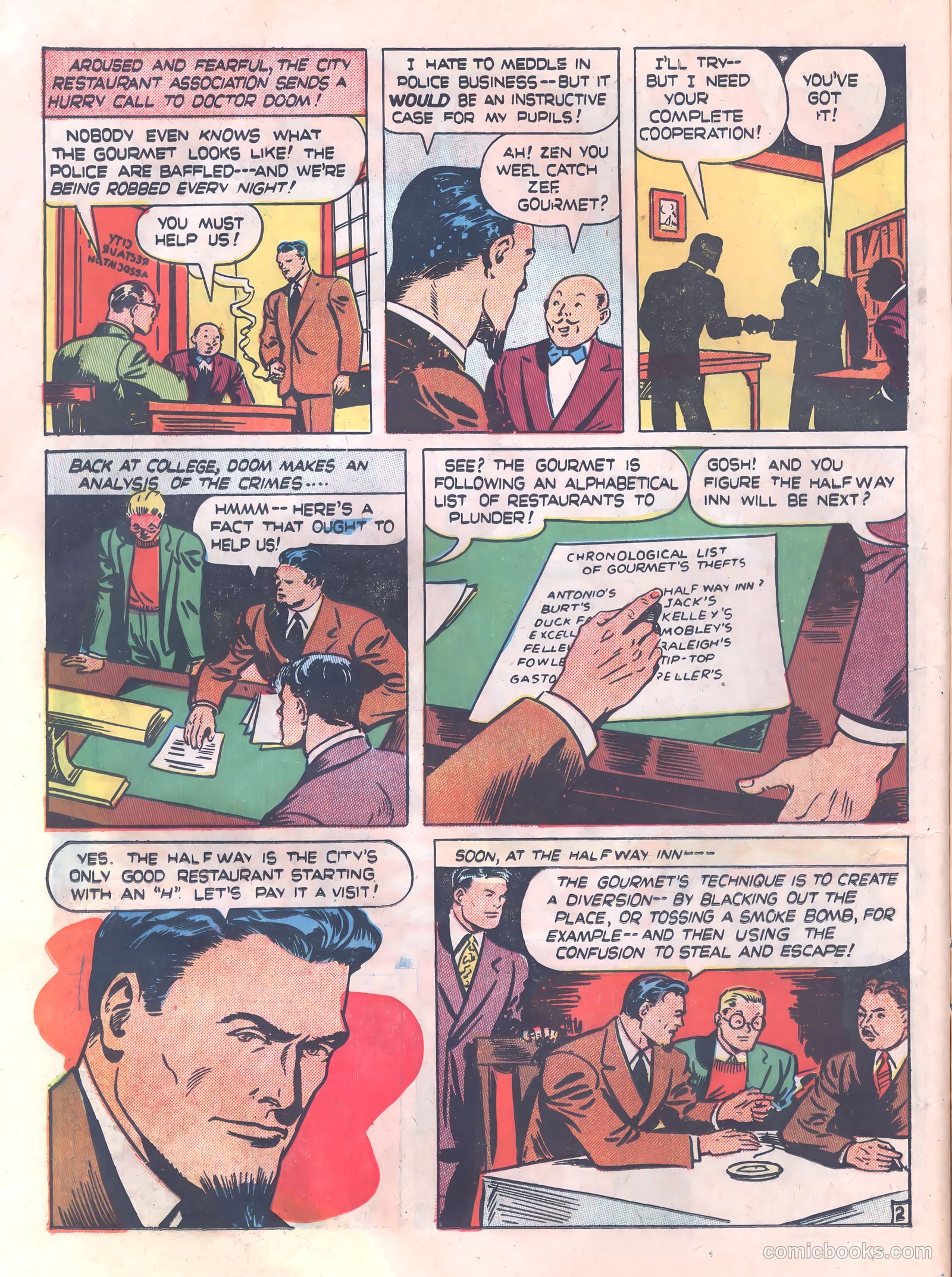 Thrilling Crime Cases #42 (1950) — page 14 of 36