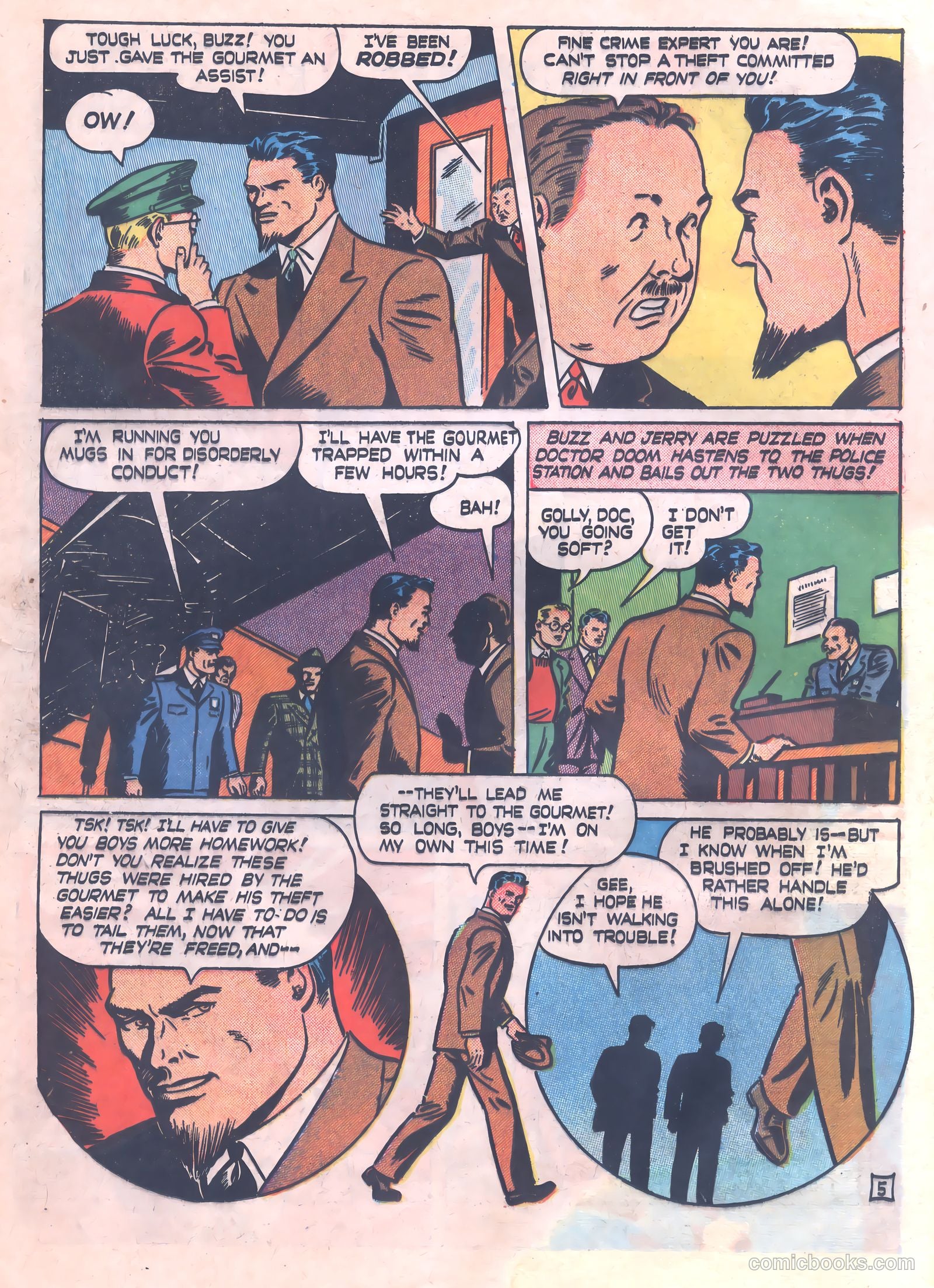 Thrilling Crime Cases #42 (1950) — page 17 of 36