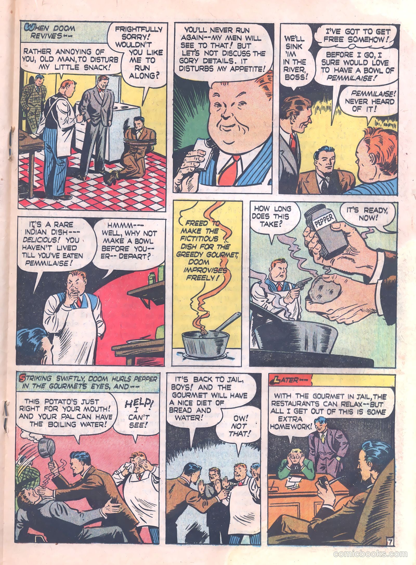 Thrilling Crime Cases #42 (1950) — page 19 of 36