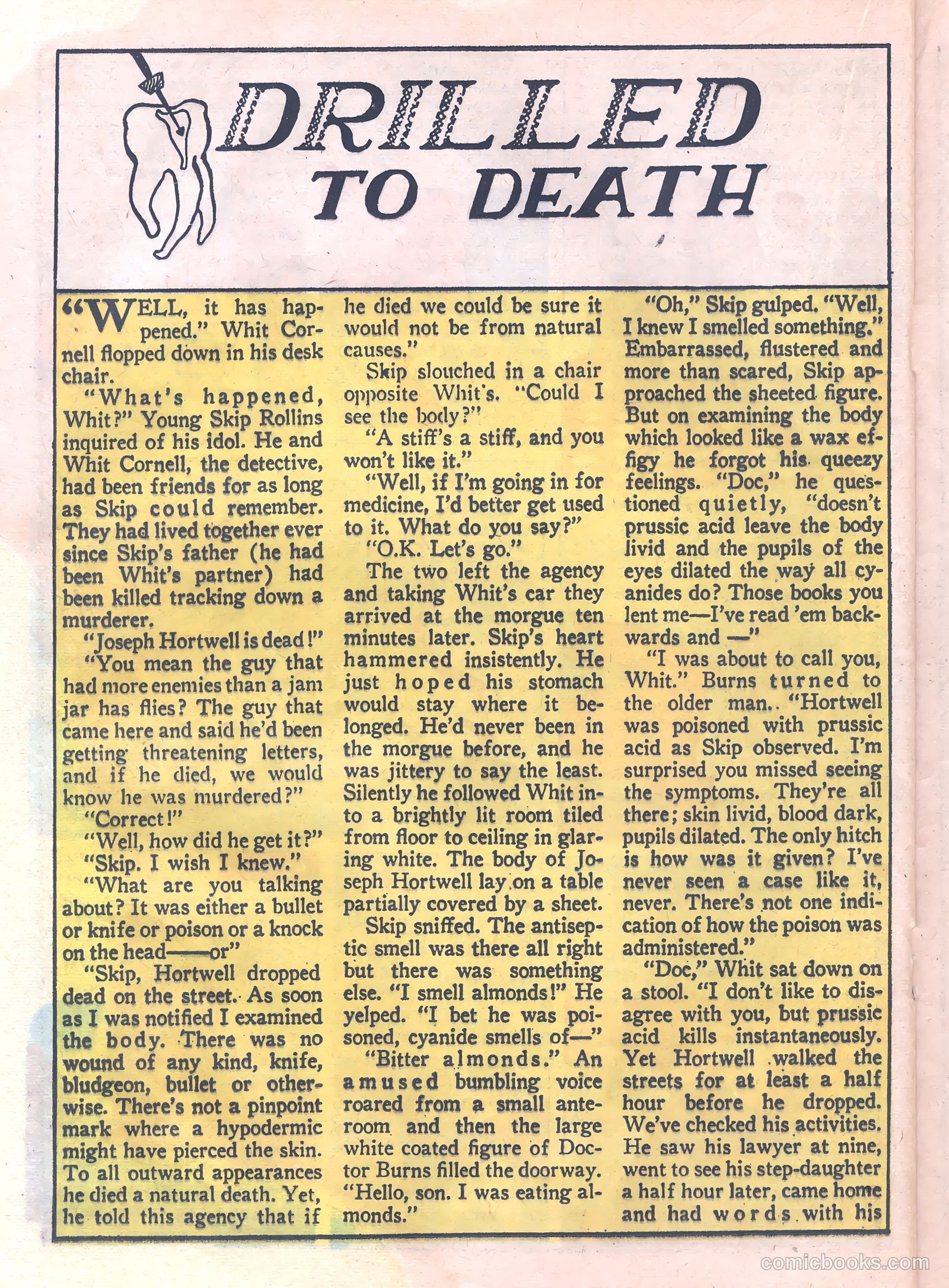 Thrilling Crime Cases #42 (1950) — page 20 of 36