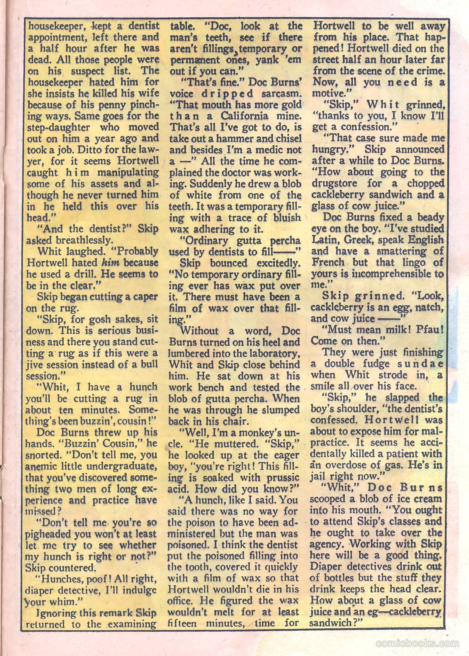 Thrilling Crime Cases #42 (1950) — page 21 of 36