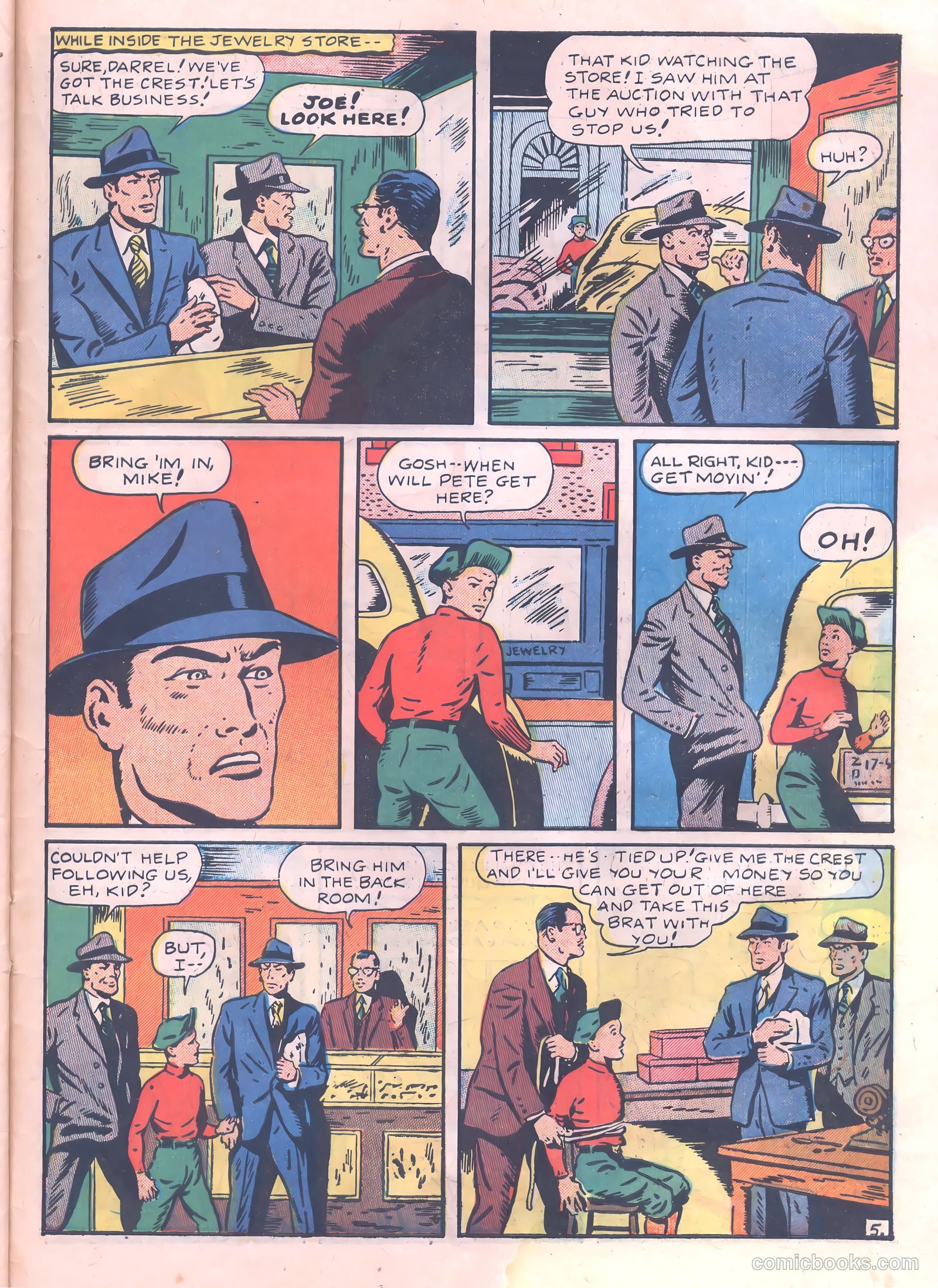 Thrilling Crime Cases #42 (1950) — page 31 of 36