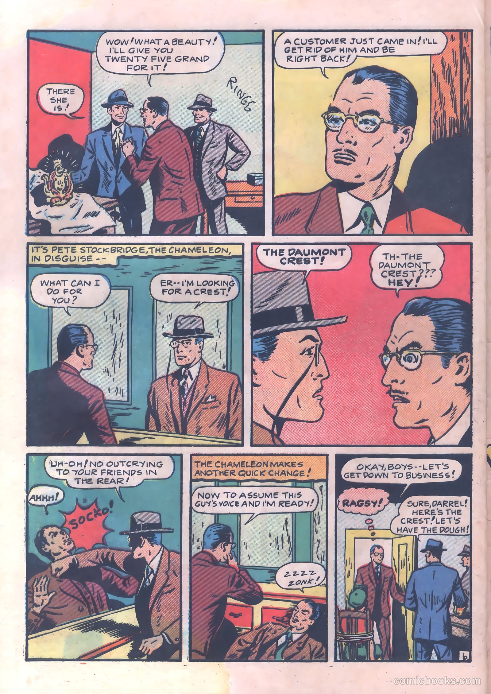 Thrilling Crime Cases #42 (1950) — page 32 of 36