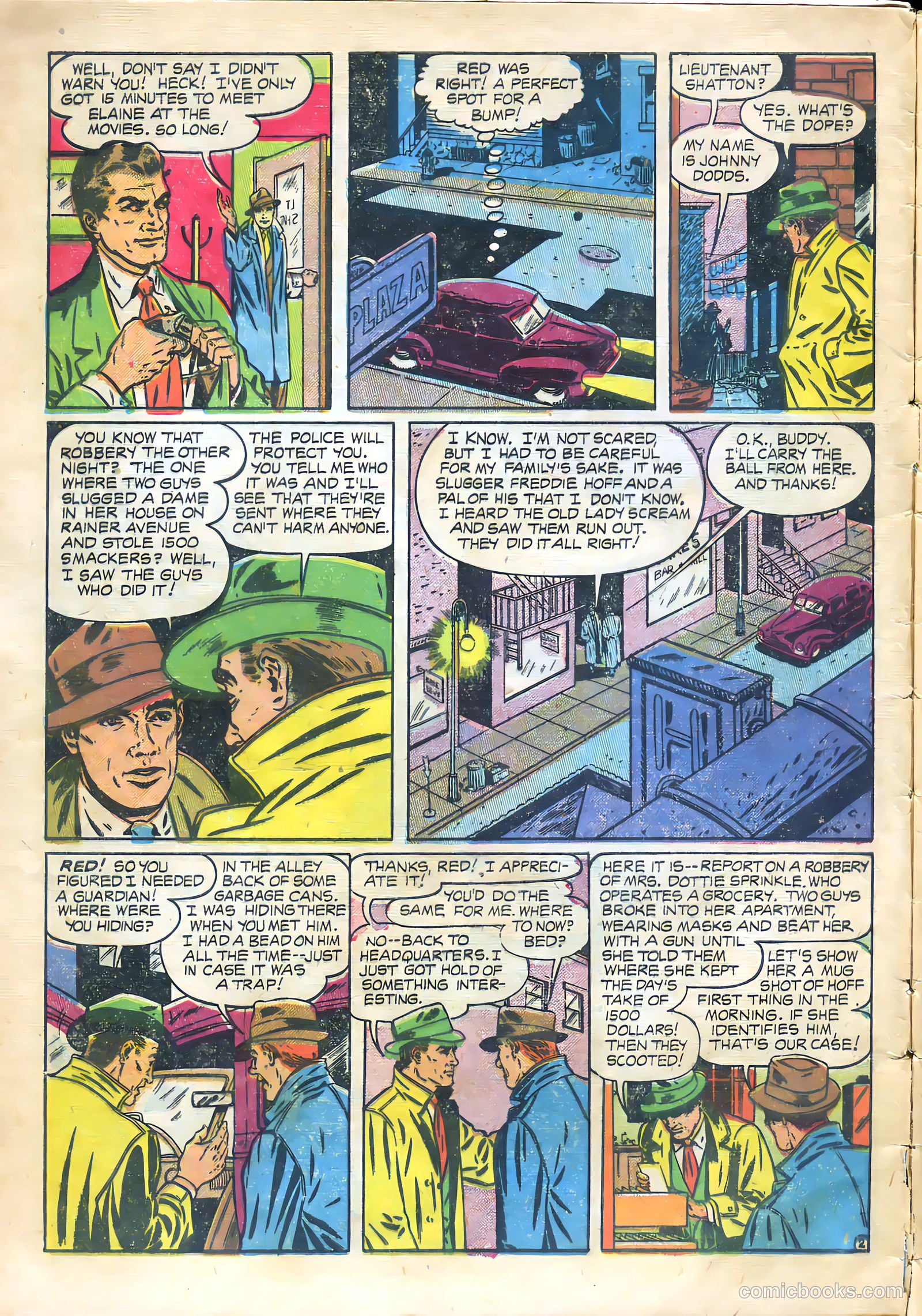 Thrilling Crime Cases #43 (1950) — page 4 of 36