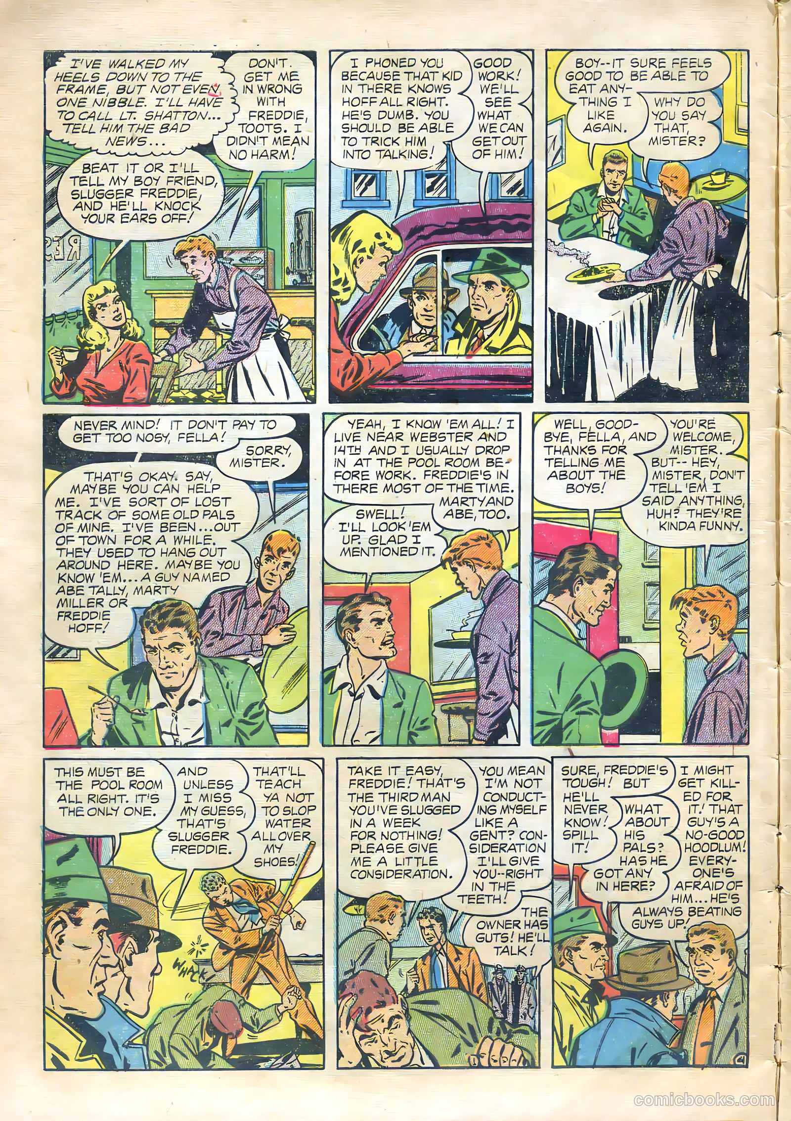 Thrilling Crime Cases #43 (1950) — page 6 of 36