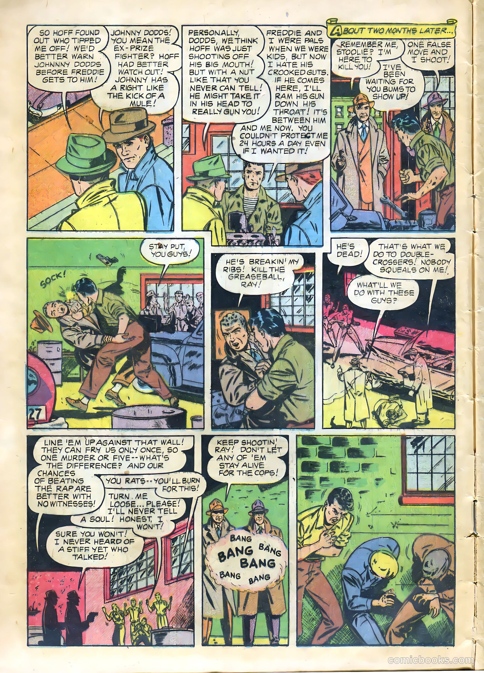 Thrilling Crime Cases #43 (1950) — page 8 of 36