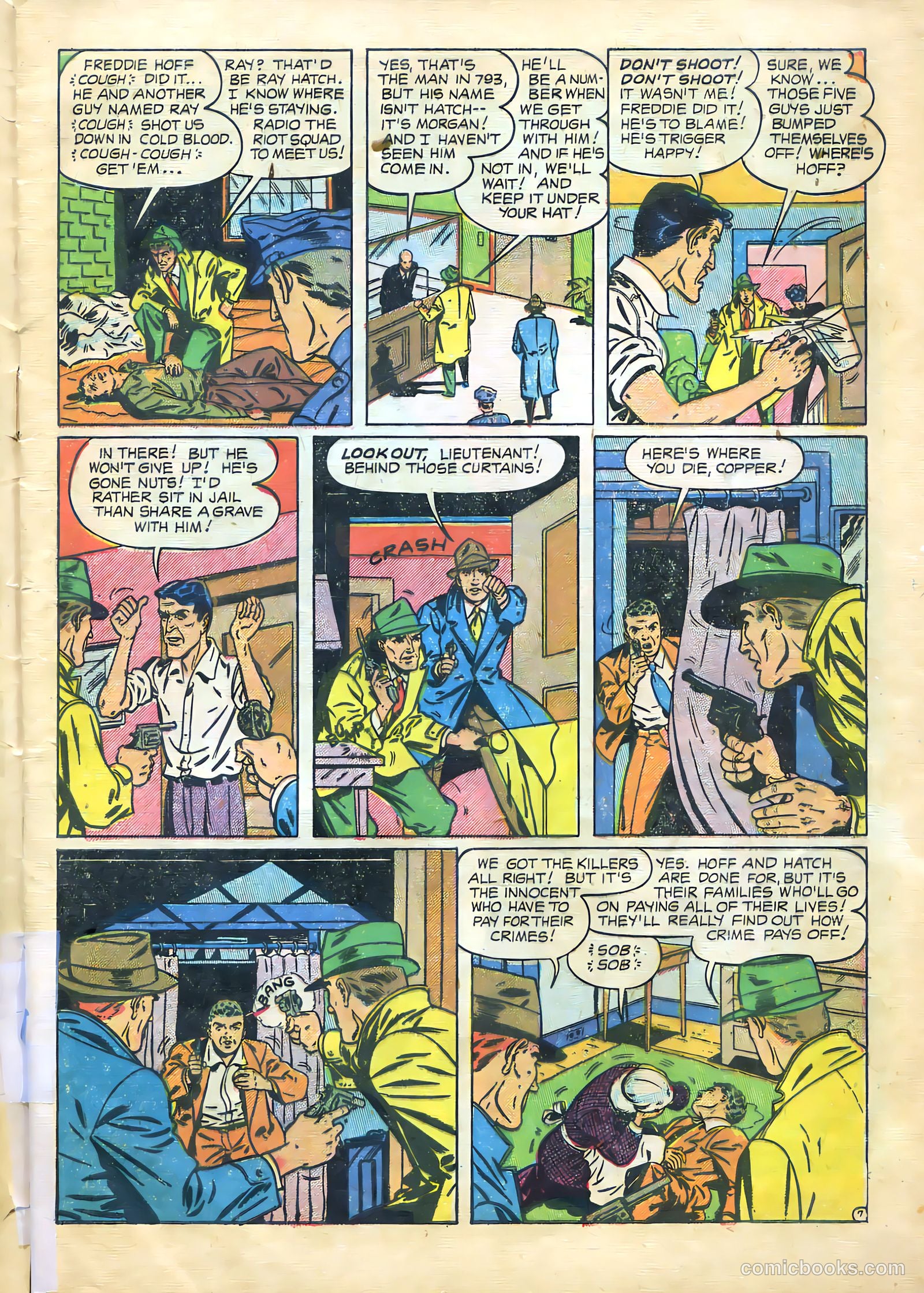 Thrilling Crime Cases #43 (1950) — page 9 of 36