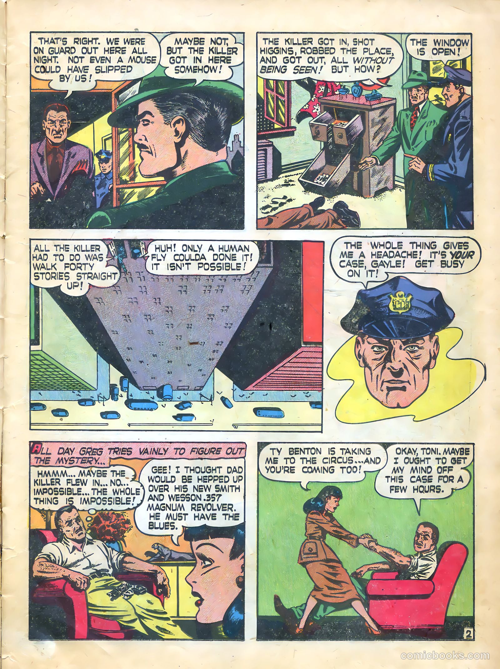 Thrilling Crime Cases #43 (1950) — page 11 of 36
