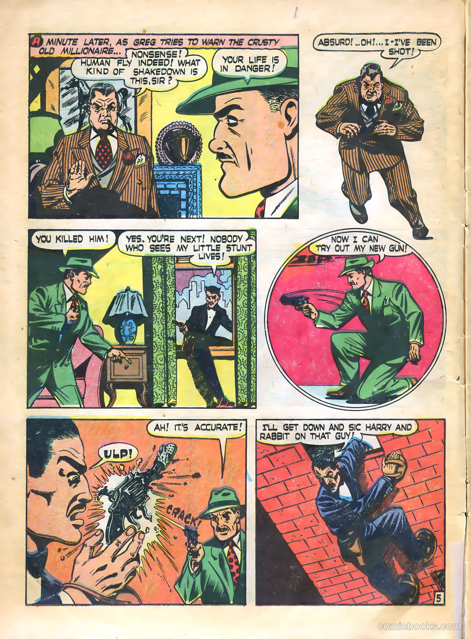 Thrilling Crime Cases #43 (1950) — page 14 of 36
