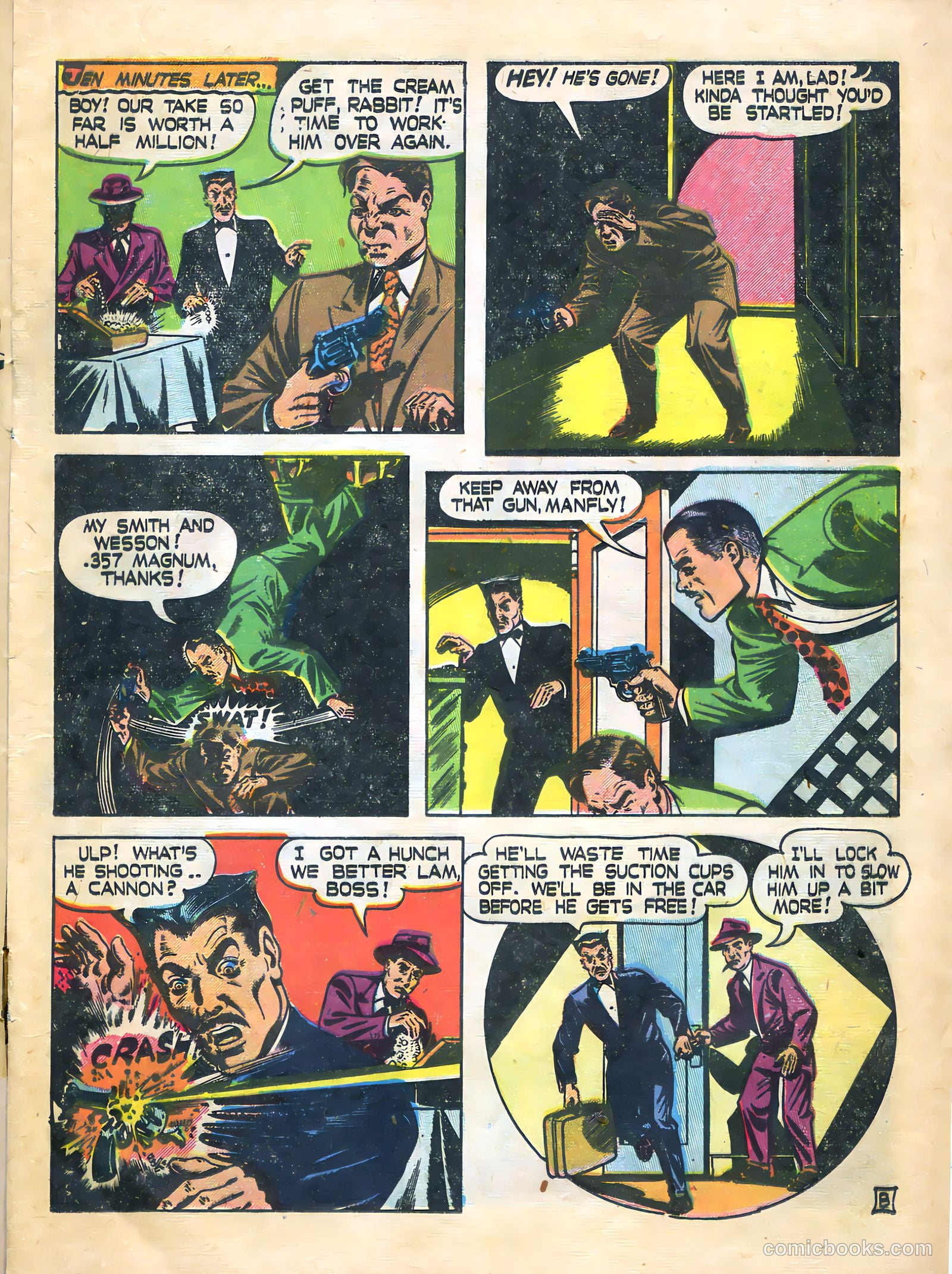 Thrilling Crime Cases #43 (1950) — page 17 of 36