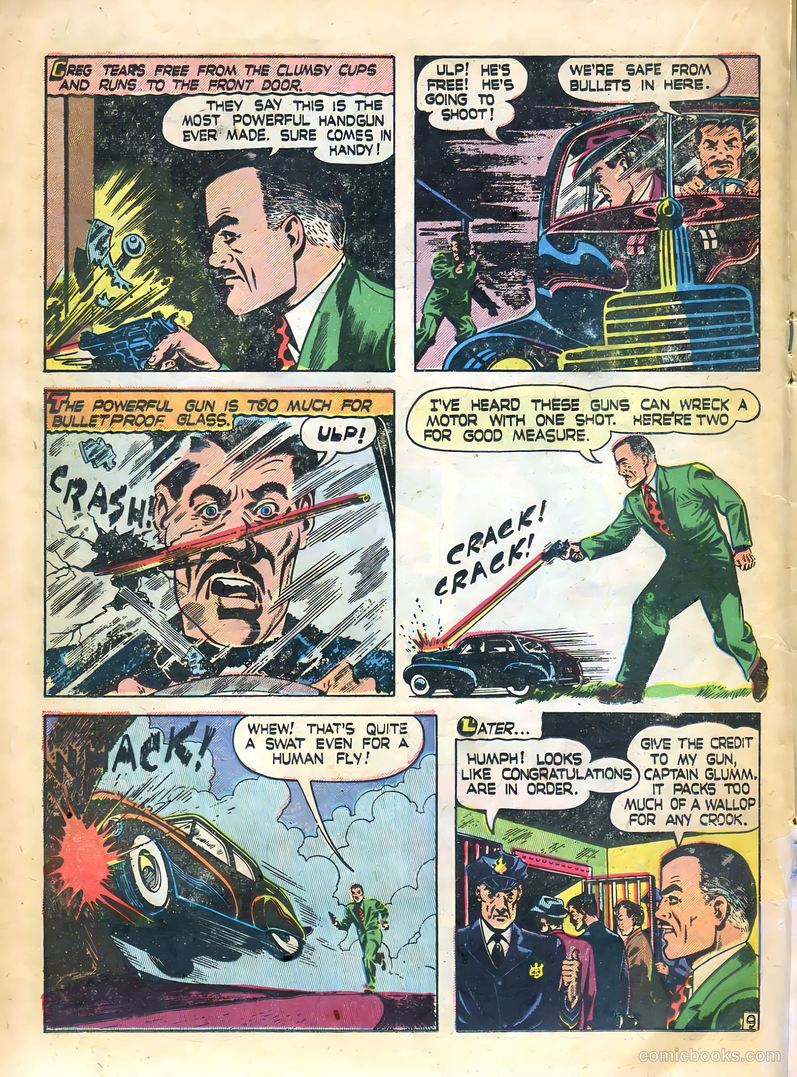 Thrilling Crime Cases #43 (1950) — page 18 of 36