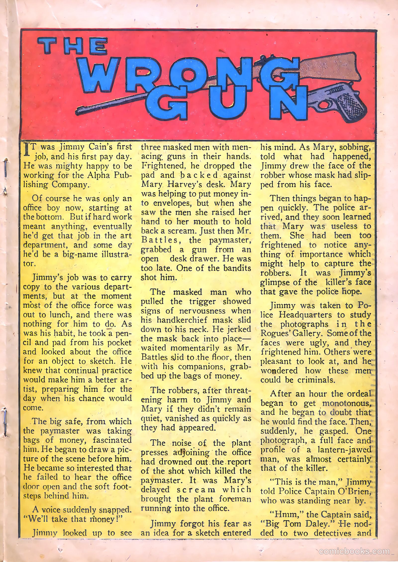 Thrilling Crime Cases #43 (1950) — page 19 of 36