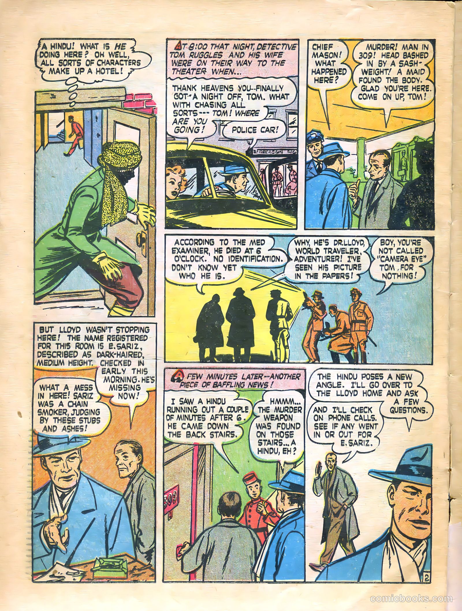 Thrilling Crime Cases #43 (1950) — page 22 of 36