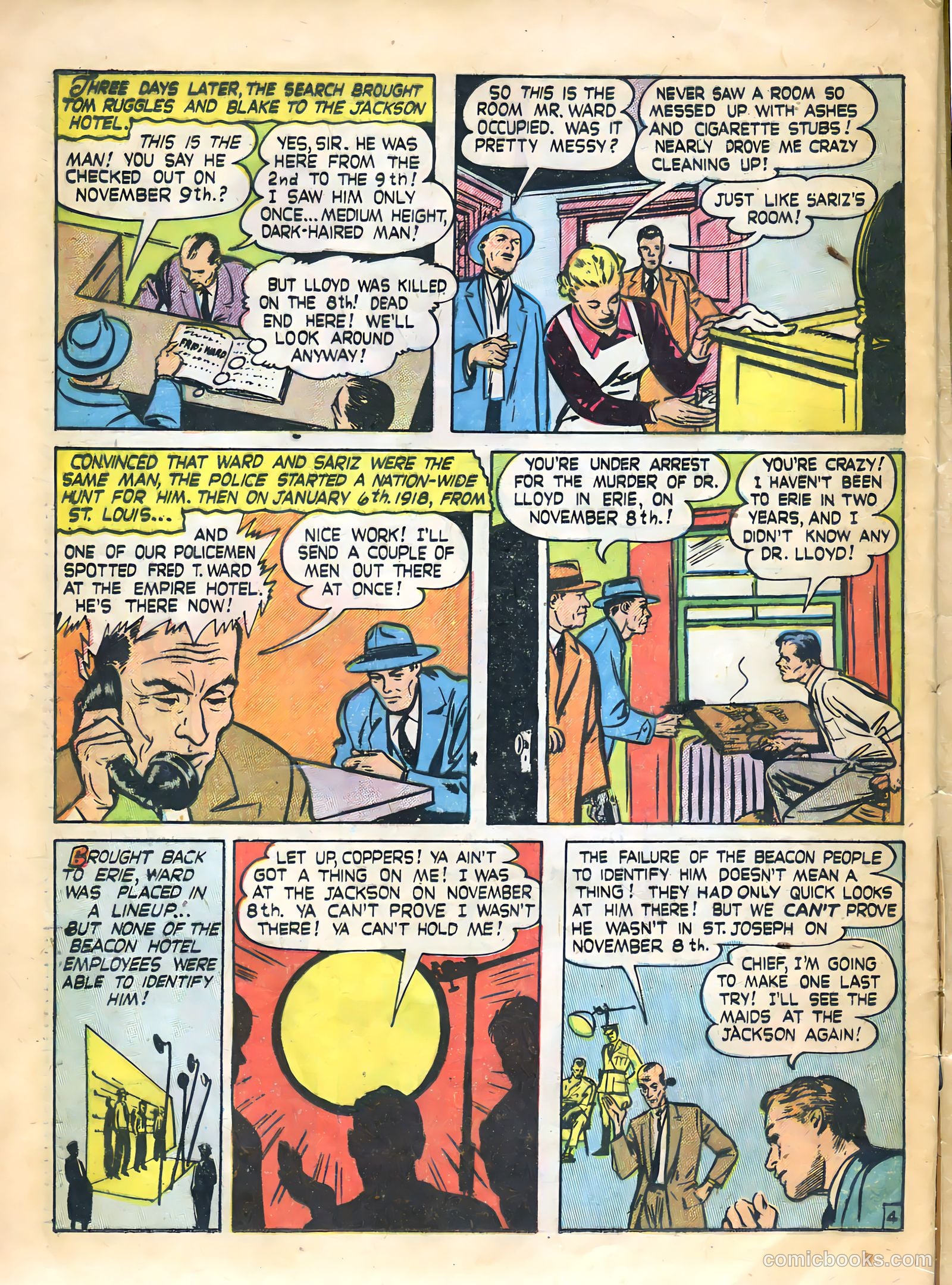 Thrilling Crime Cases #43 (1950) — page 24 of 36