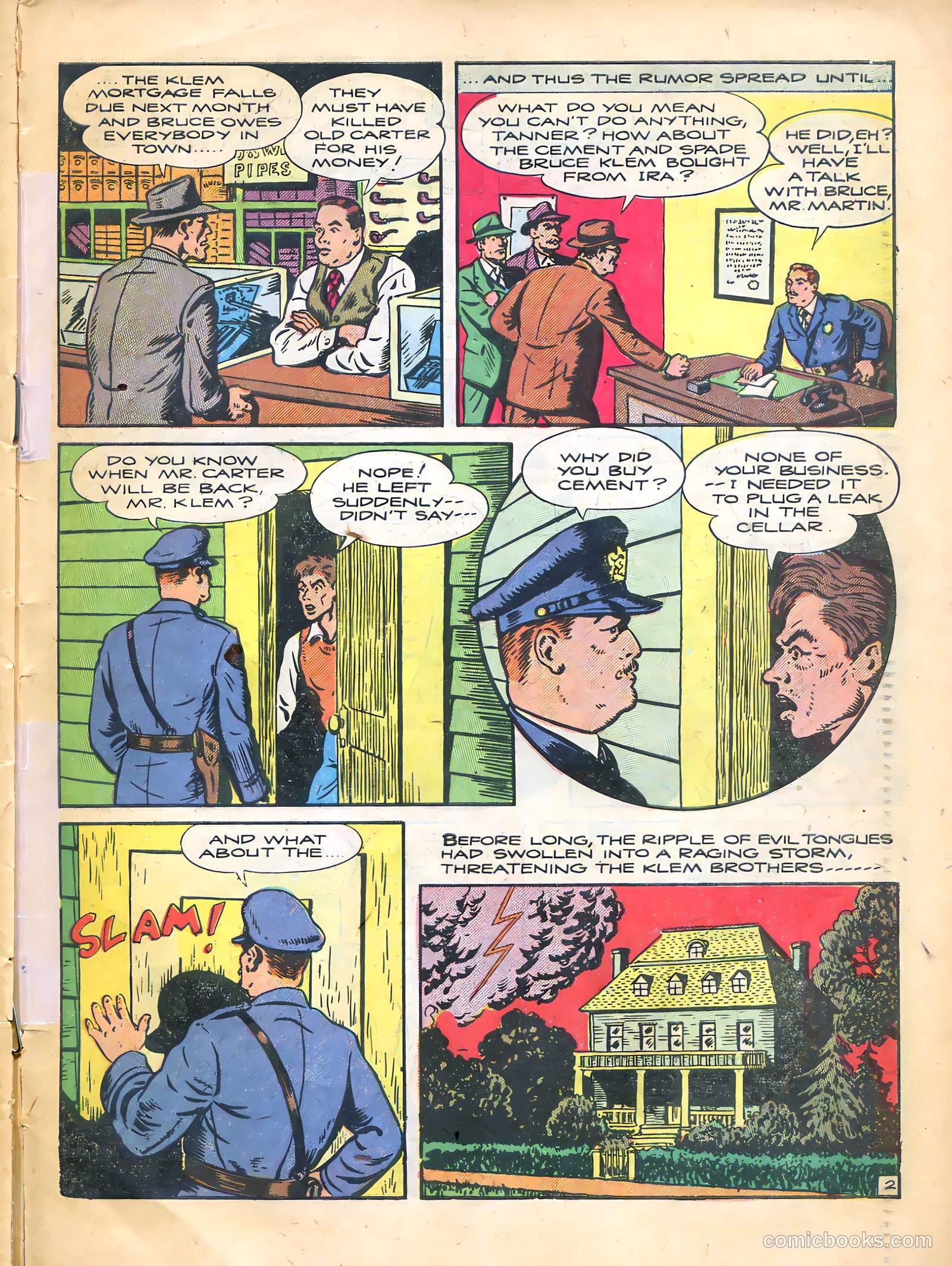 Thrilling Crime Cases #43 (1950) — page 27 of 36