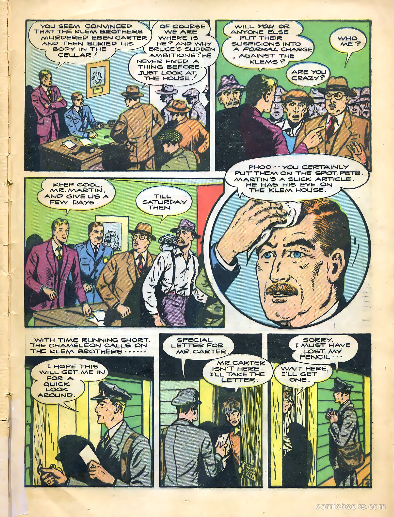 Thrilling Crime Cases #43 (1950) — page 29 of 36
