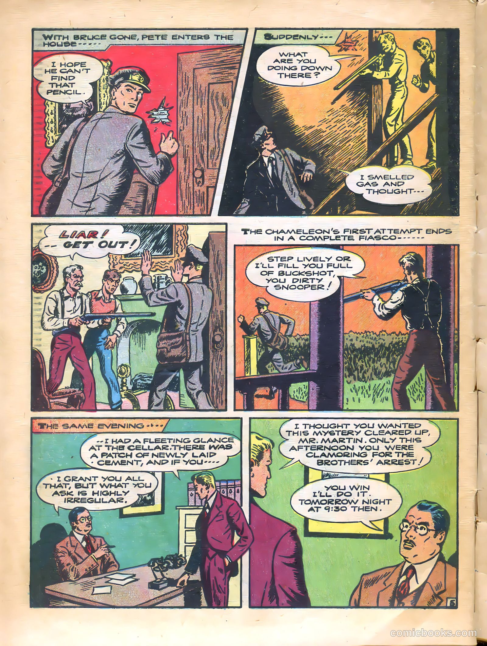 Thrilling Crime Cases #43 (1950) — page 30 of 36