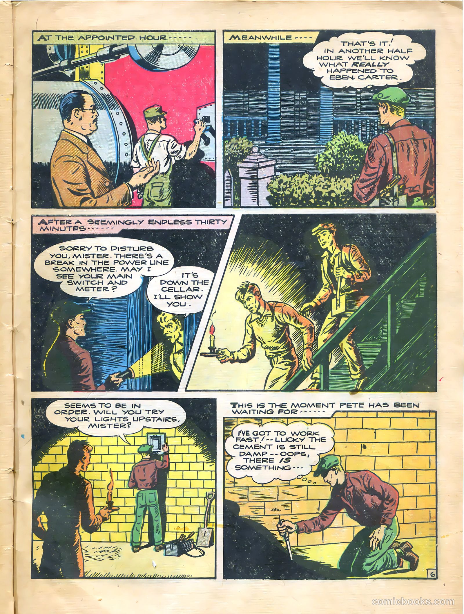 Thrilling Crime Cases #43 (1950) — page 31 of 36