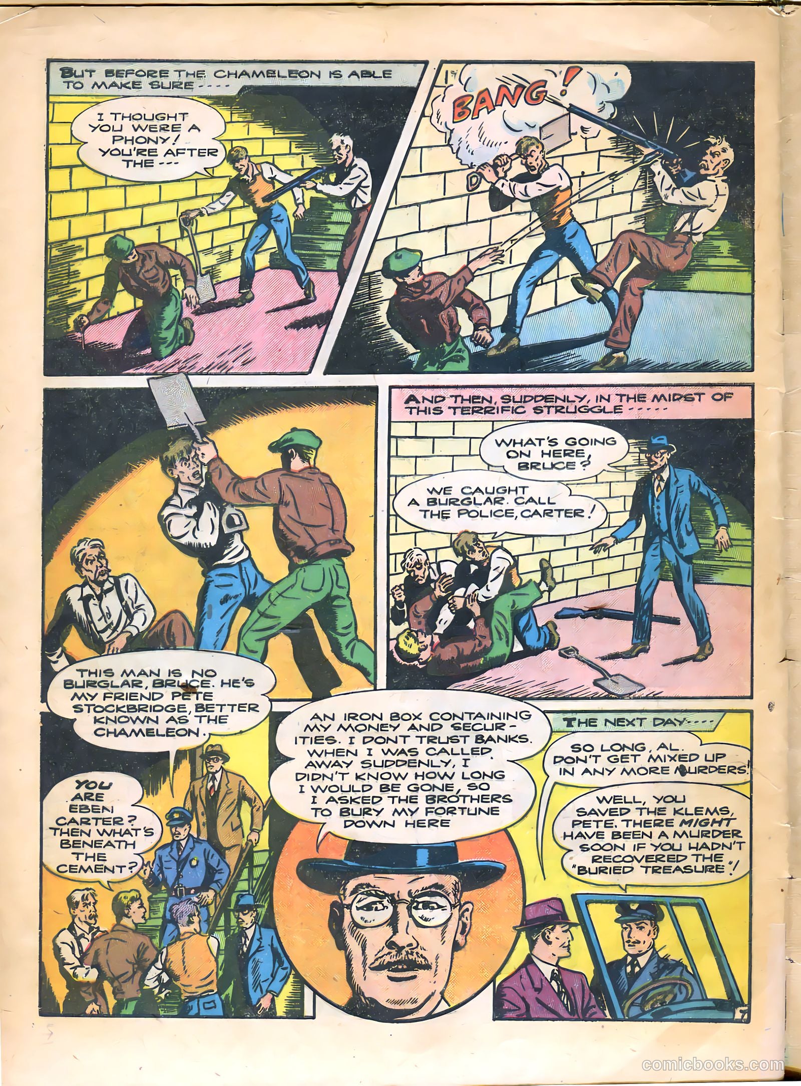Thrilling Crime Cases #43 (1950) — page 32 of 36