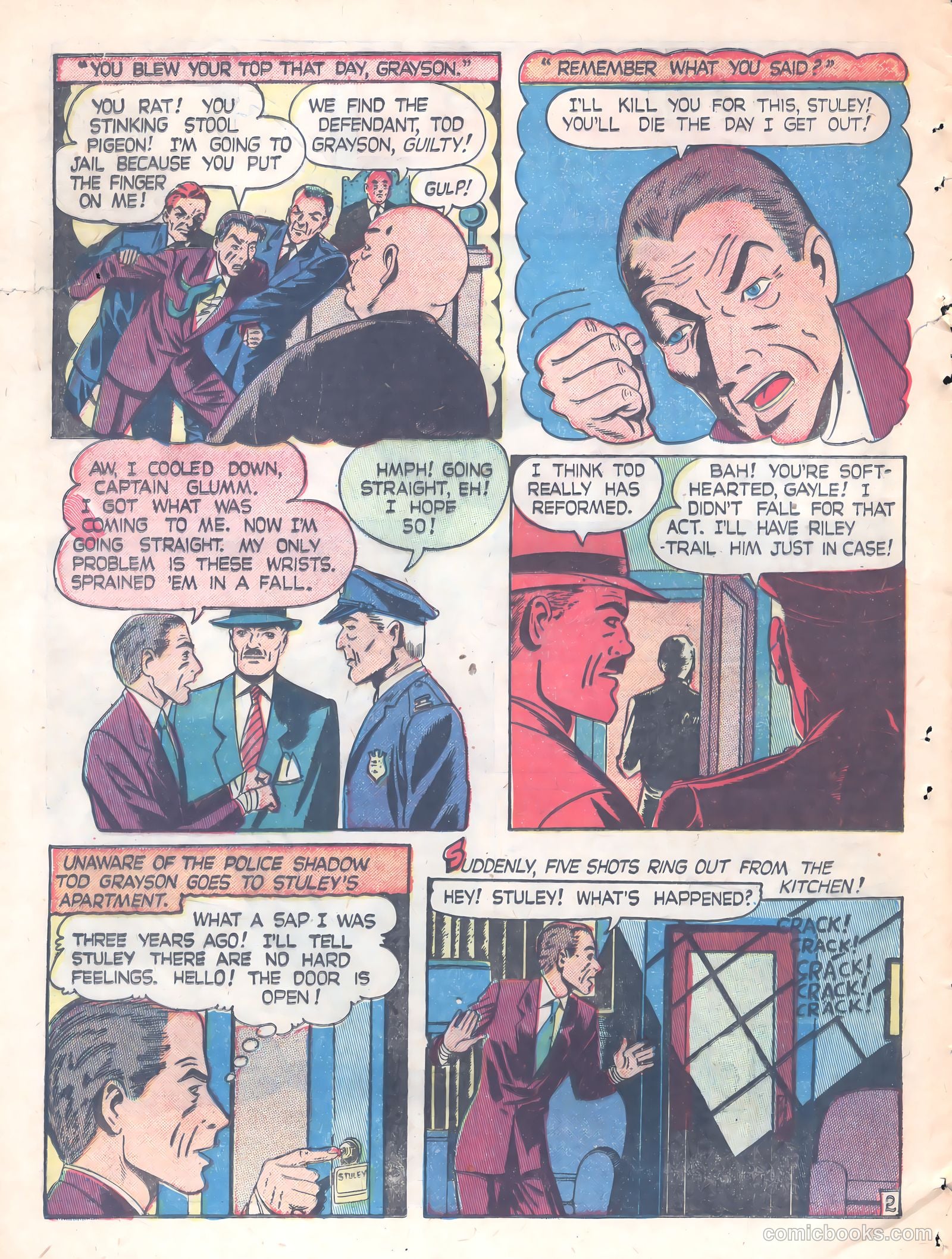 Thrilling Crime Cases #44 (1951) — page 4 of 36