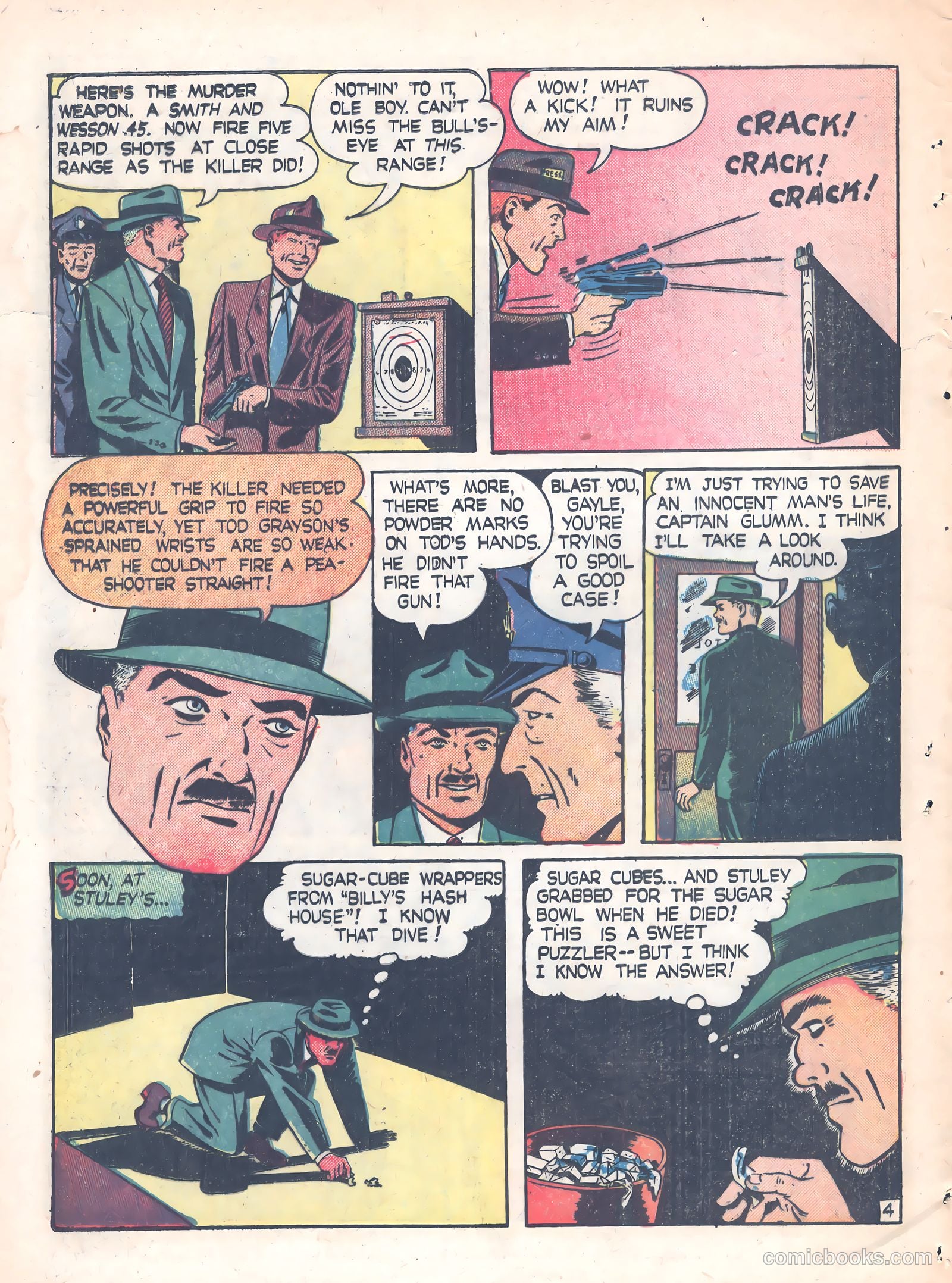 Thrilling Crime Cases #44 (1951) — page 6 of 36