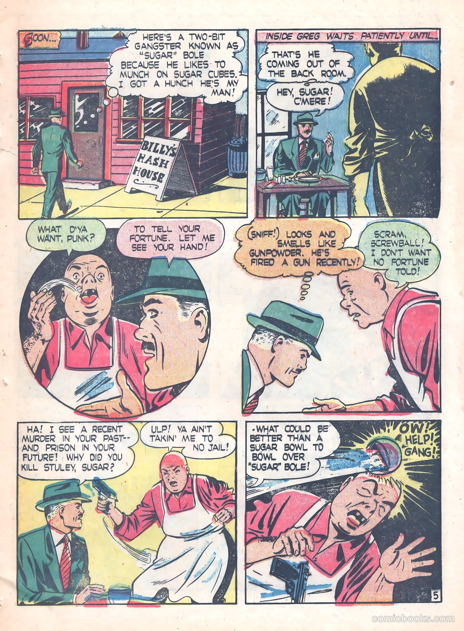Thrilling Crime Cases #44 (1951) — page 7 of 36