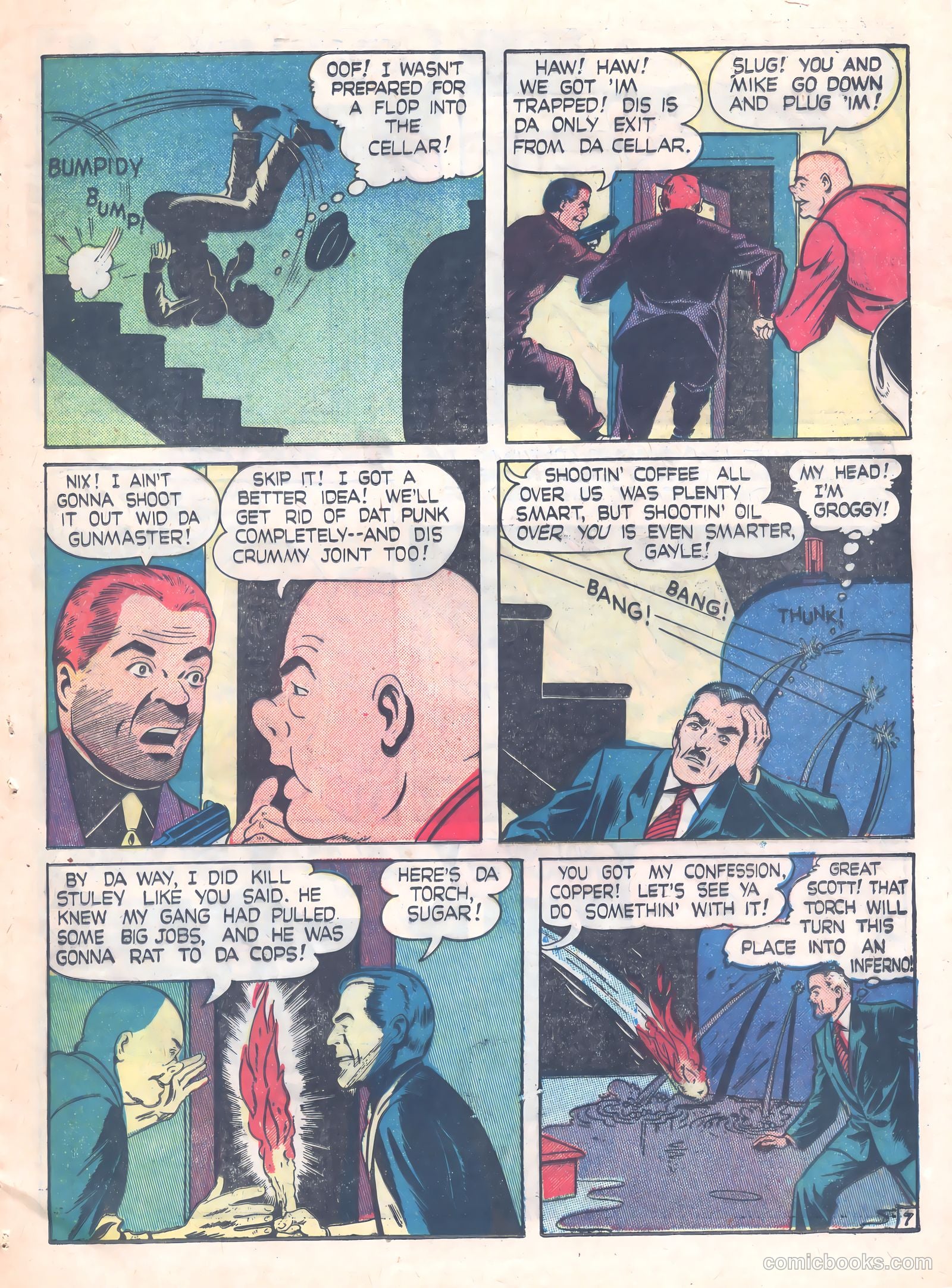Thrilling Crime Cases #44 (1951) — page 9 of 36