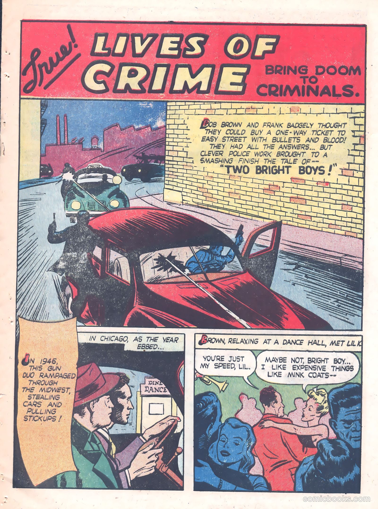 Thrilling Crime Cases #44 (1951) — page 13 of 36