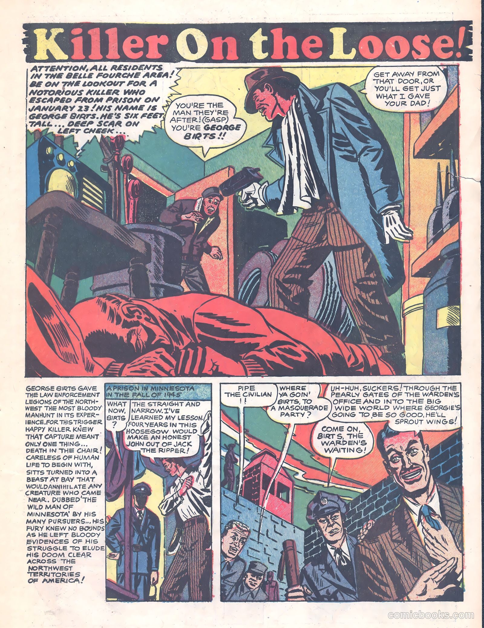 Thrilling Crime Cases #44 (1951) — page 19 of 36