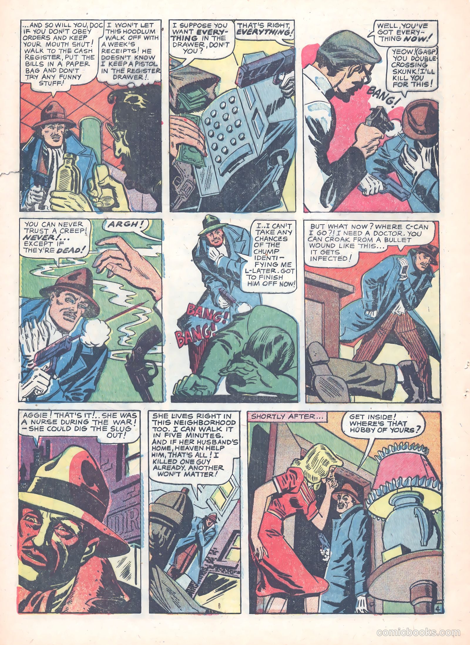 Thrilling Crime Cases #44 (1951) — page 22 of 36