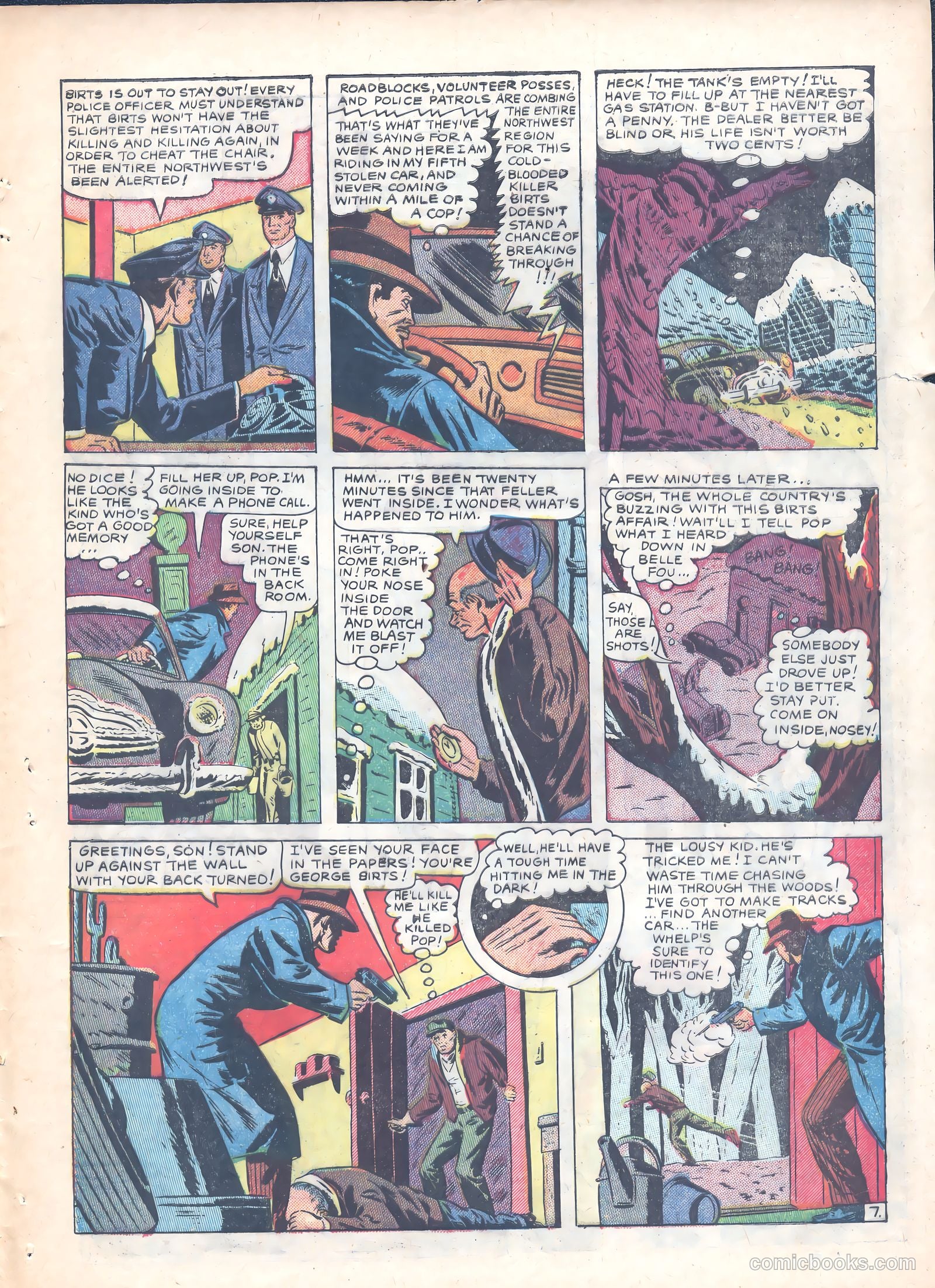 Thrilling Crime Cases #44 (1951) — page 25 of 36