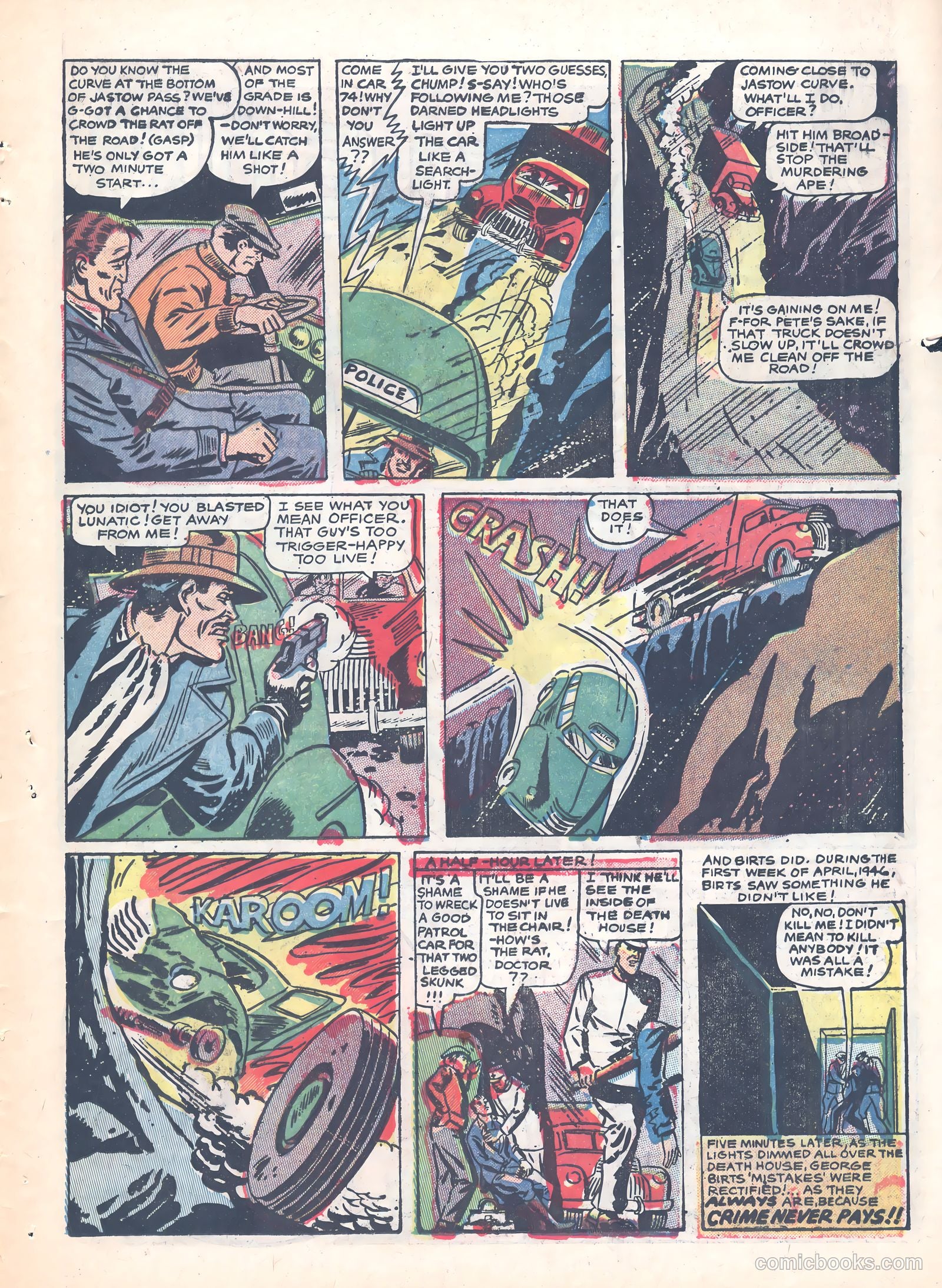 Thrilling Crime Cases #44 (1951) — page 27 of 36