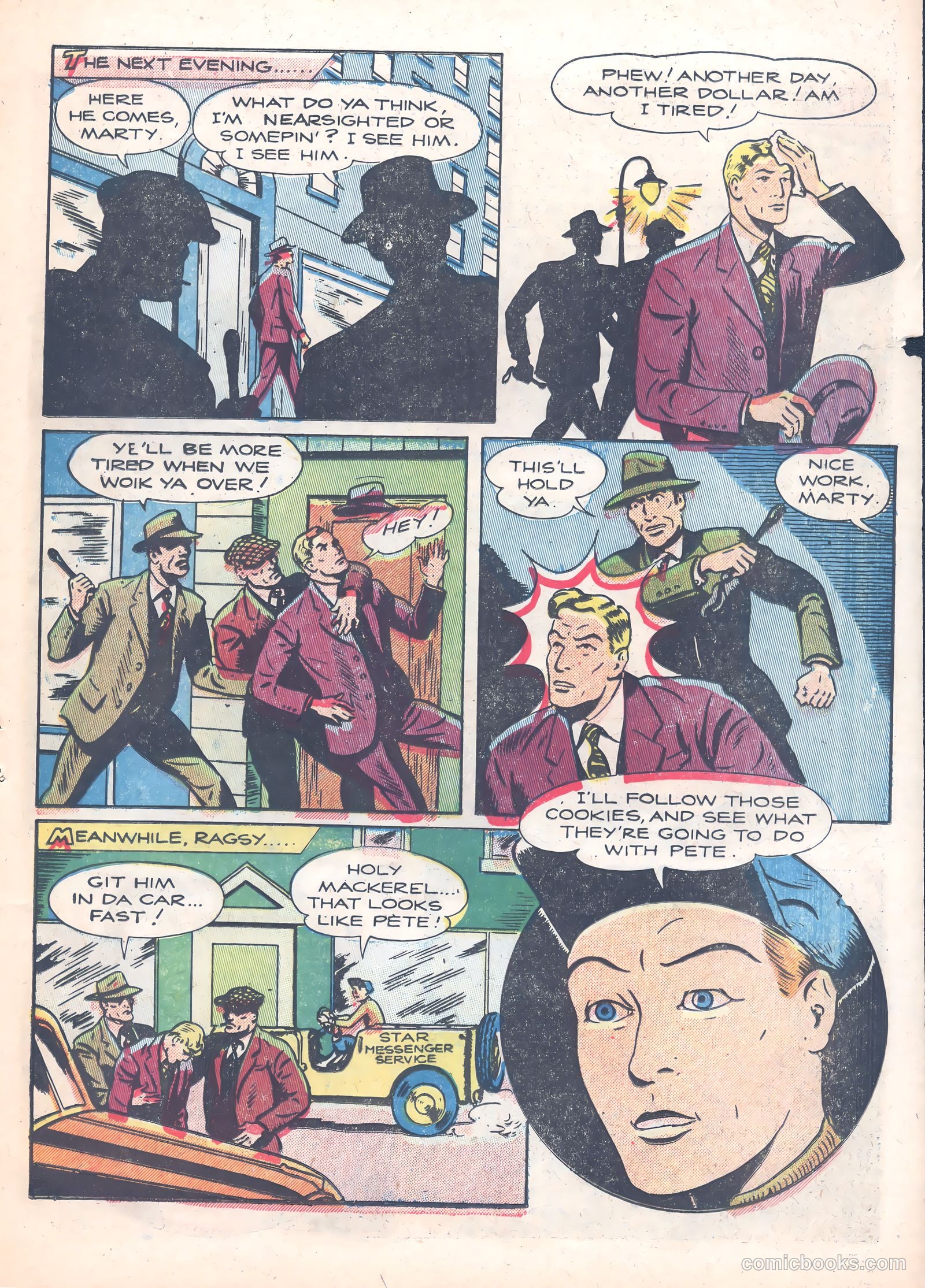 Thrilling Crime Cases #44 (1951) — page 29 of 36