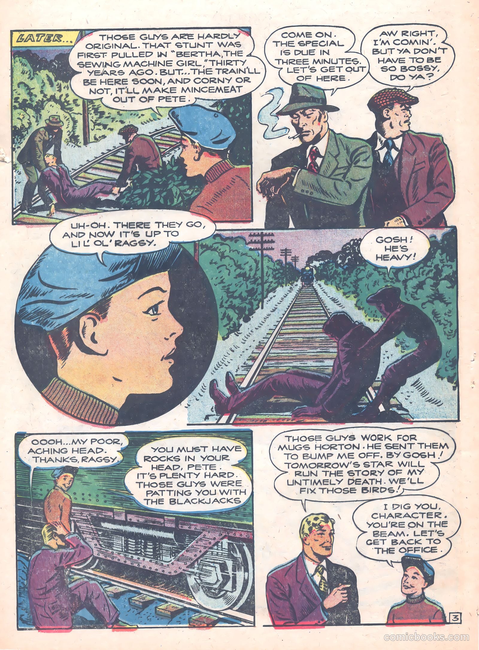 Thrilling Crime Cases #44 (1951) — page 30 of 36