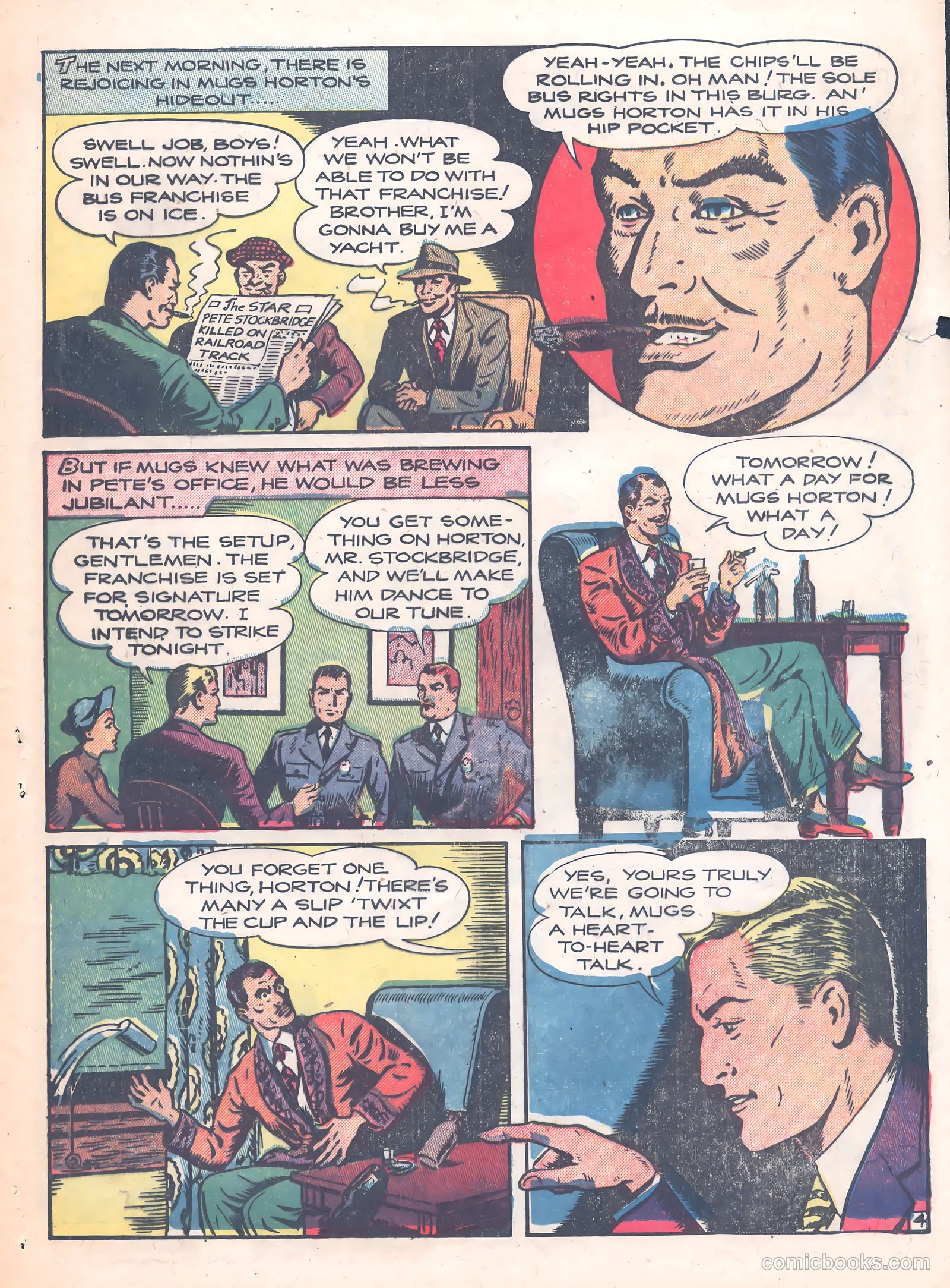 Thrilling Crime Cases #44 (1951) — page 31 of 36