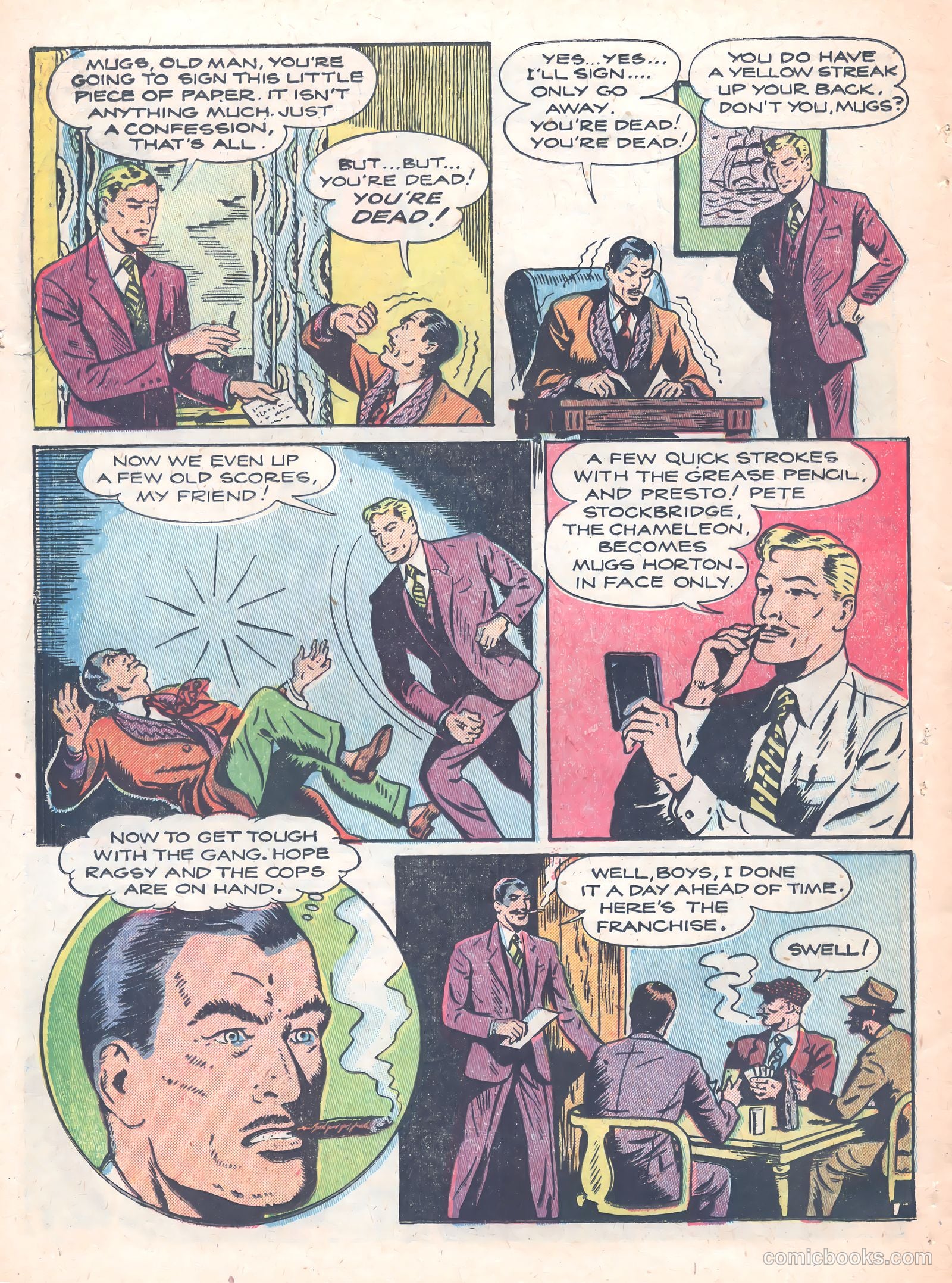 Thrilling Crime Cases #44 (1951) — page 32 of 36