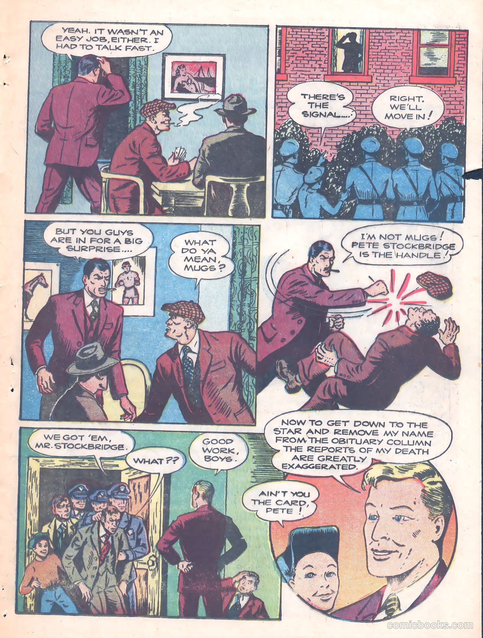 Thrilling Crime Cases #44 (1951) — page 33 of 36