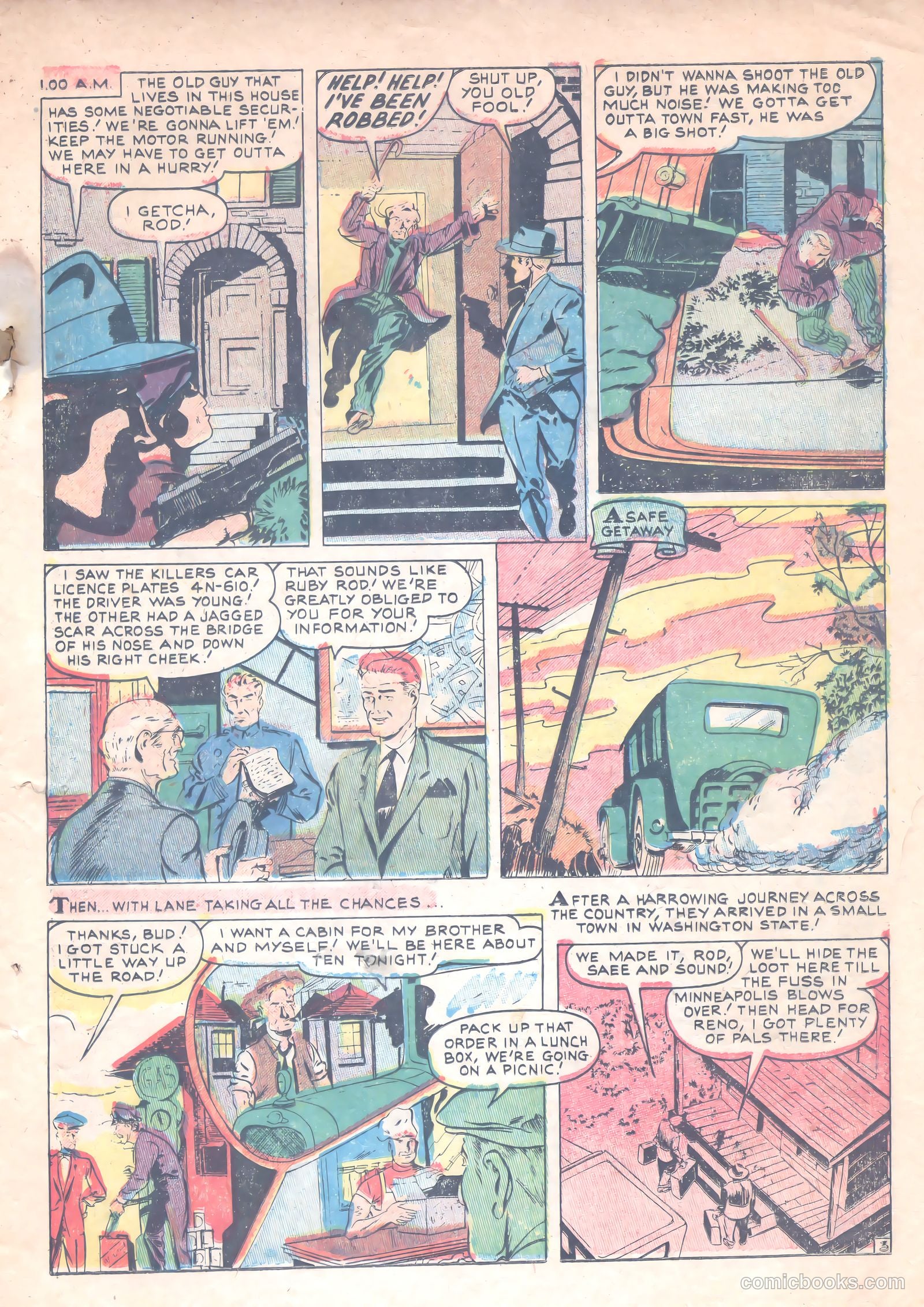 Thrilling Crime Cases #46 (1951) — page 5 of 37