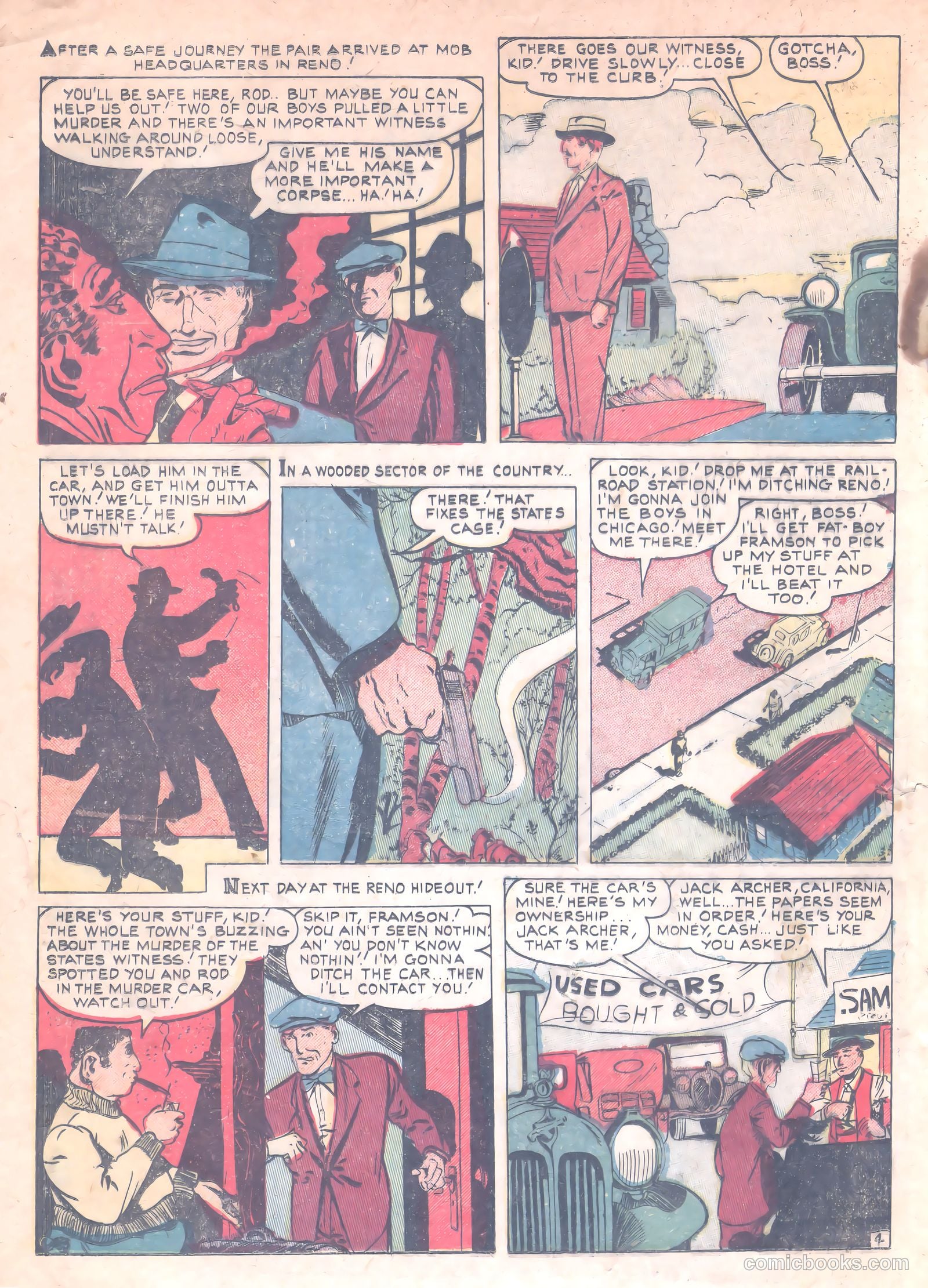 Thrilling Crime Cases #46 (1951) — page 6 of 37